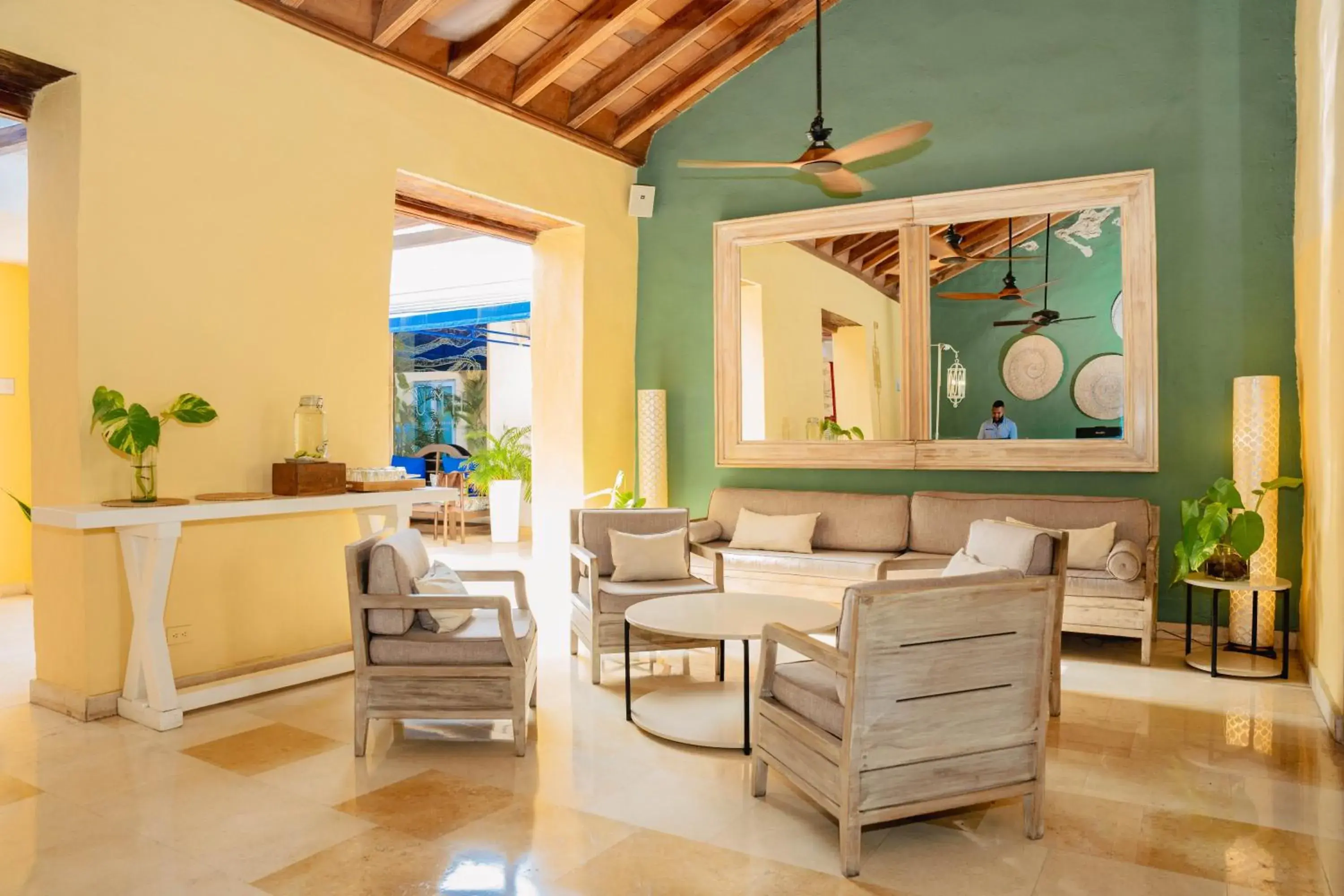 Lobby or reception in Nacar Hotel Cartagena, Curio Collection by Hilton Lobby or reception in Nacar Hotel Cartagena, Curio Collection by Hilton