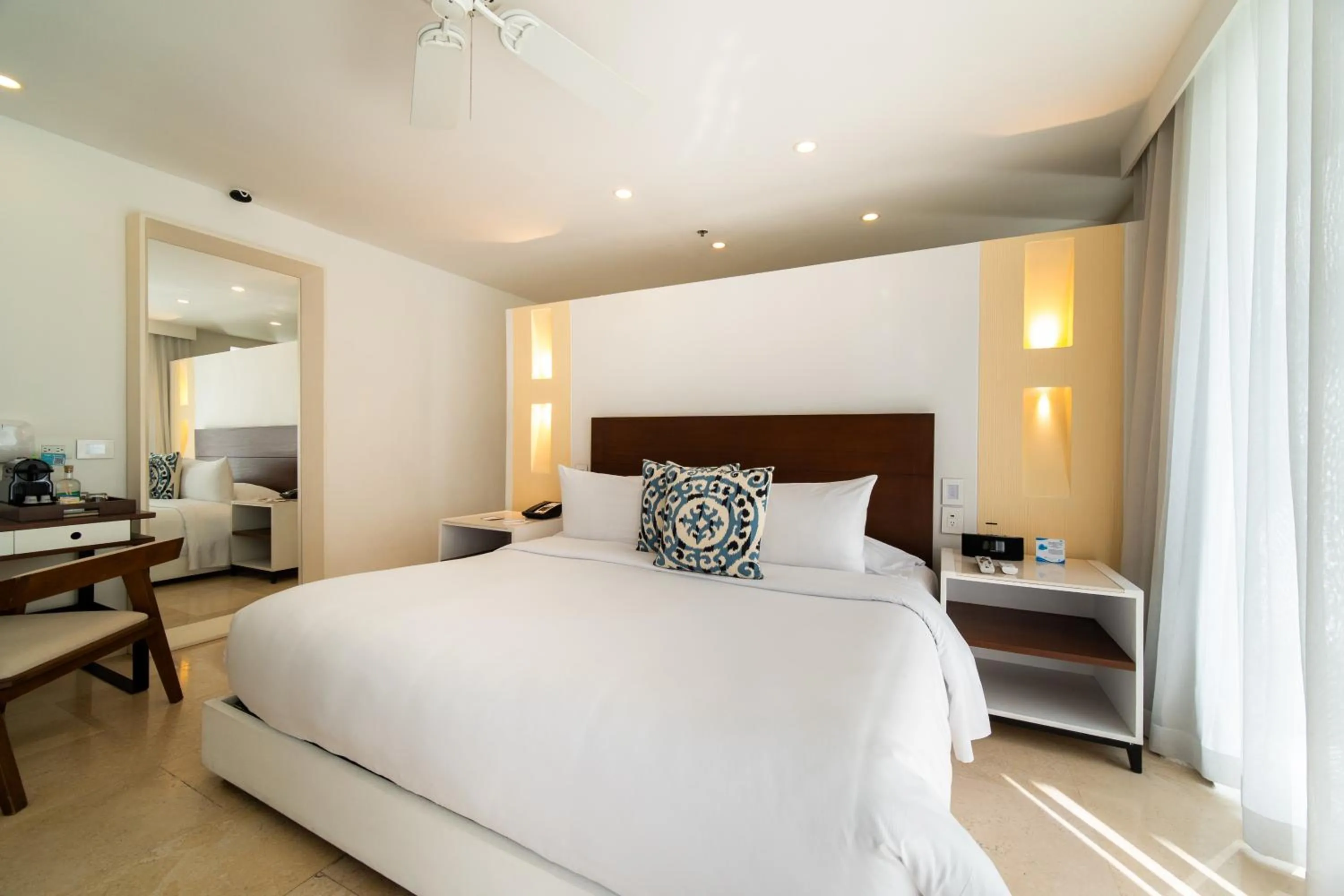 Bedroom, Bed in Nacar Hotel Cartagena, Curio Collection by Hilton