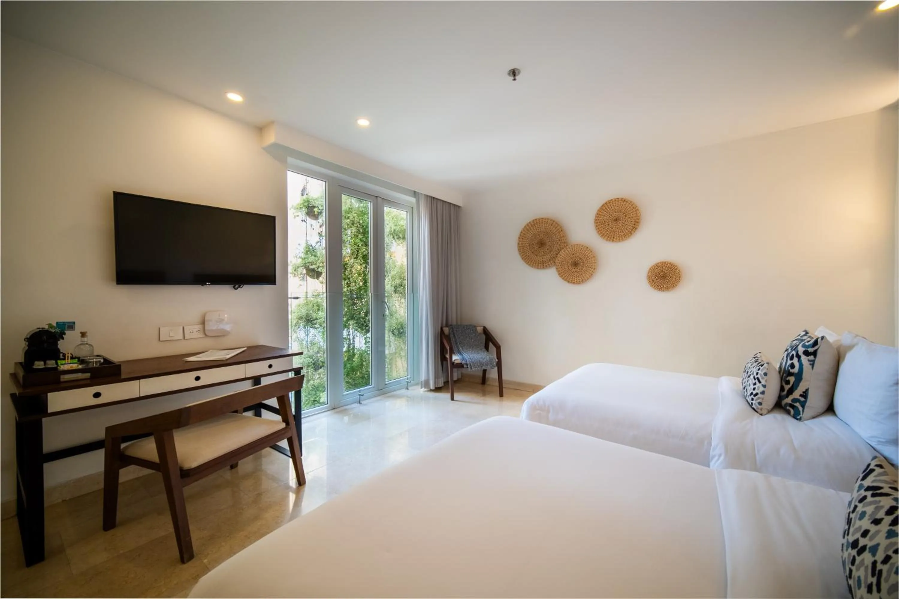 Bed in Nacar Hotel Cartagena, Curio Collection by Hilton