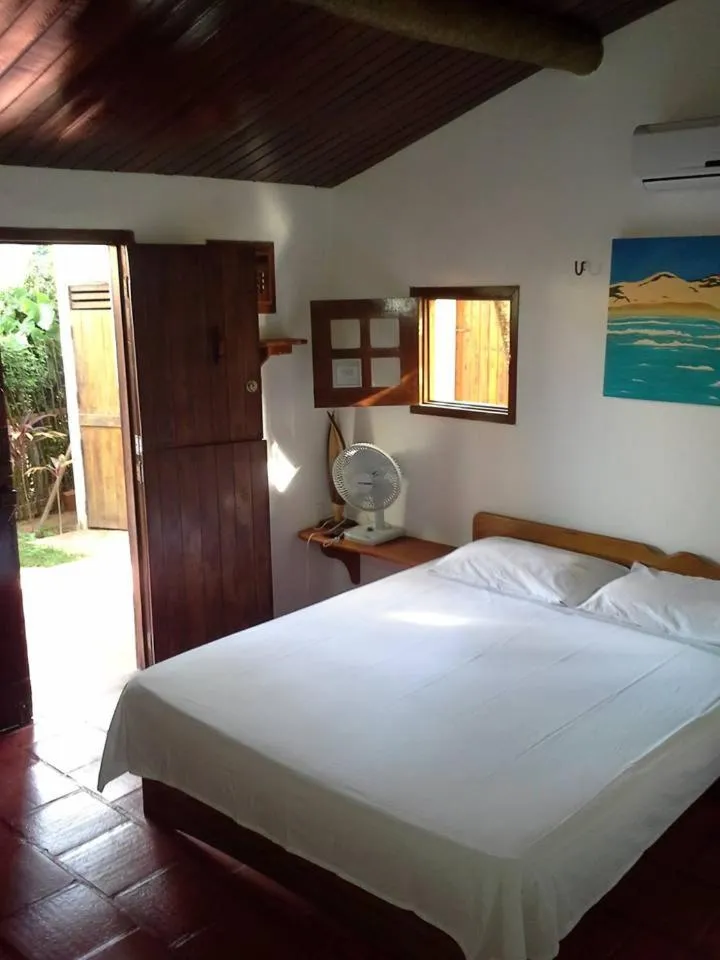 Bed in Pousada Agua Marinha