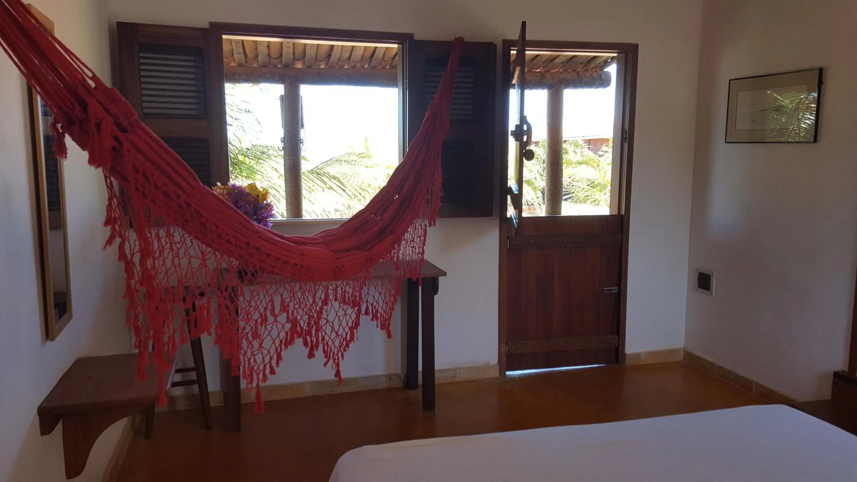 Bed in Pousada Agua Marinha