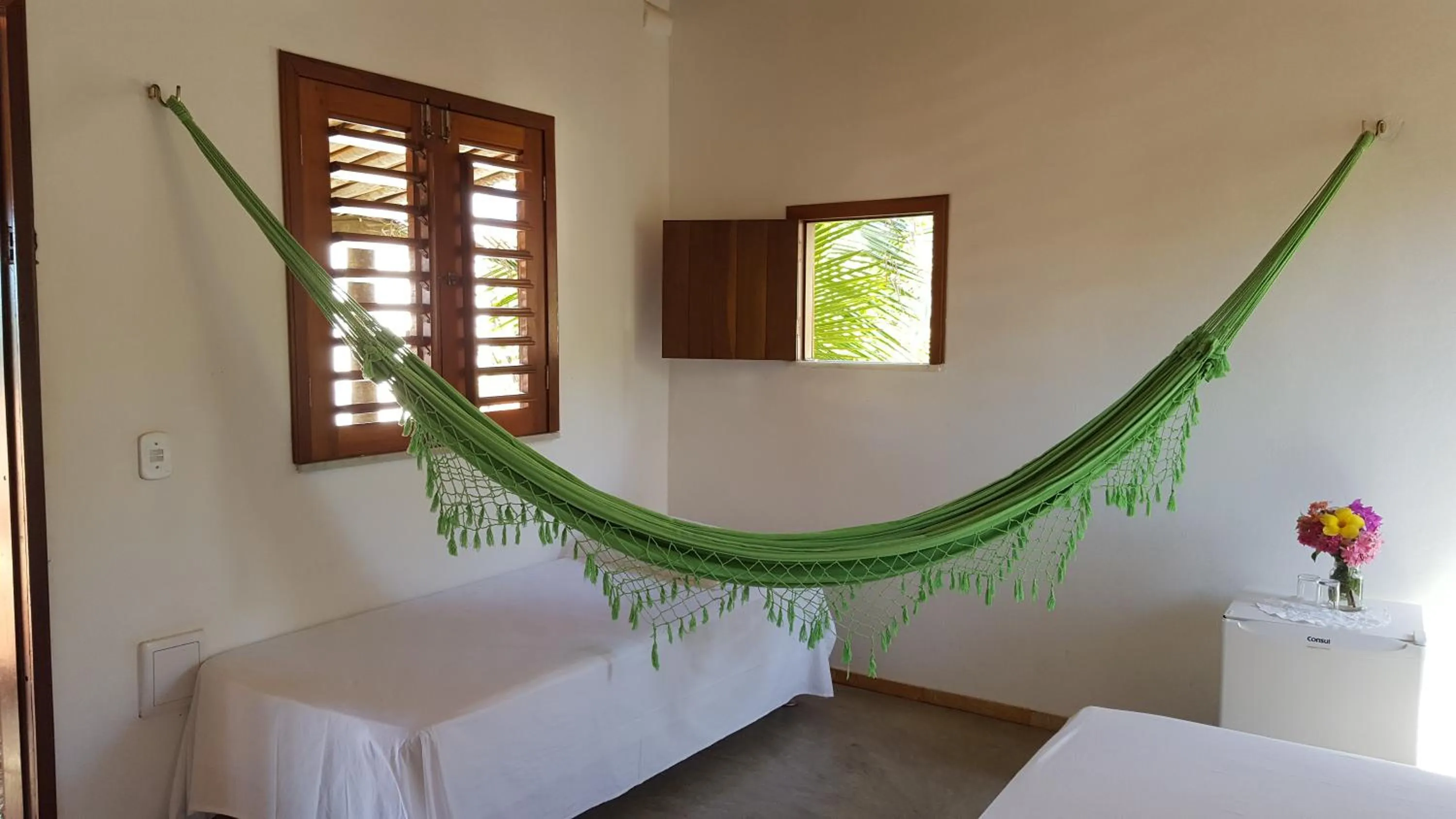 Bed in Pousada Agua Marinha