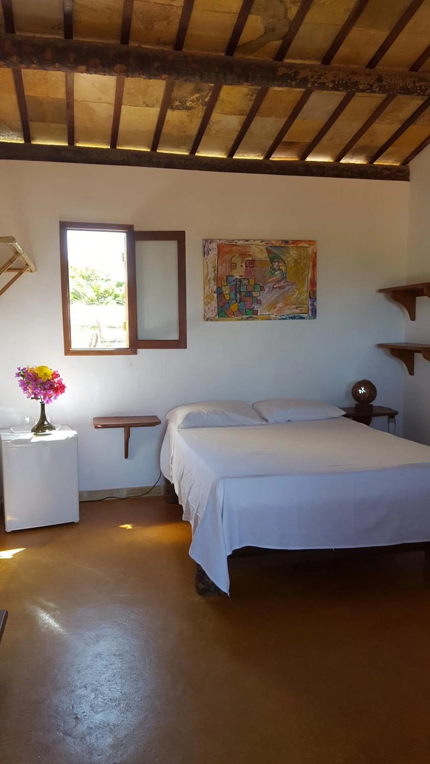 Bed in Pousada Agua Marinha