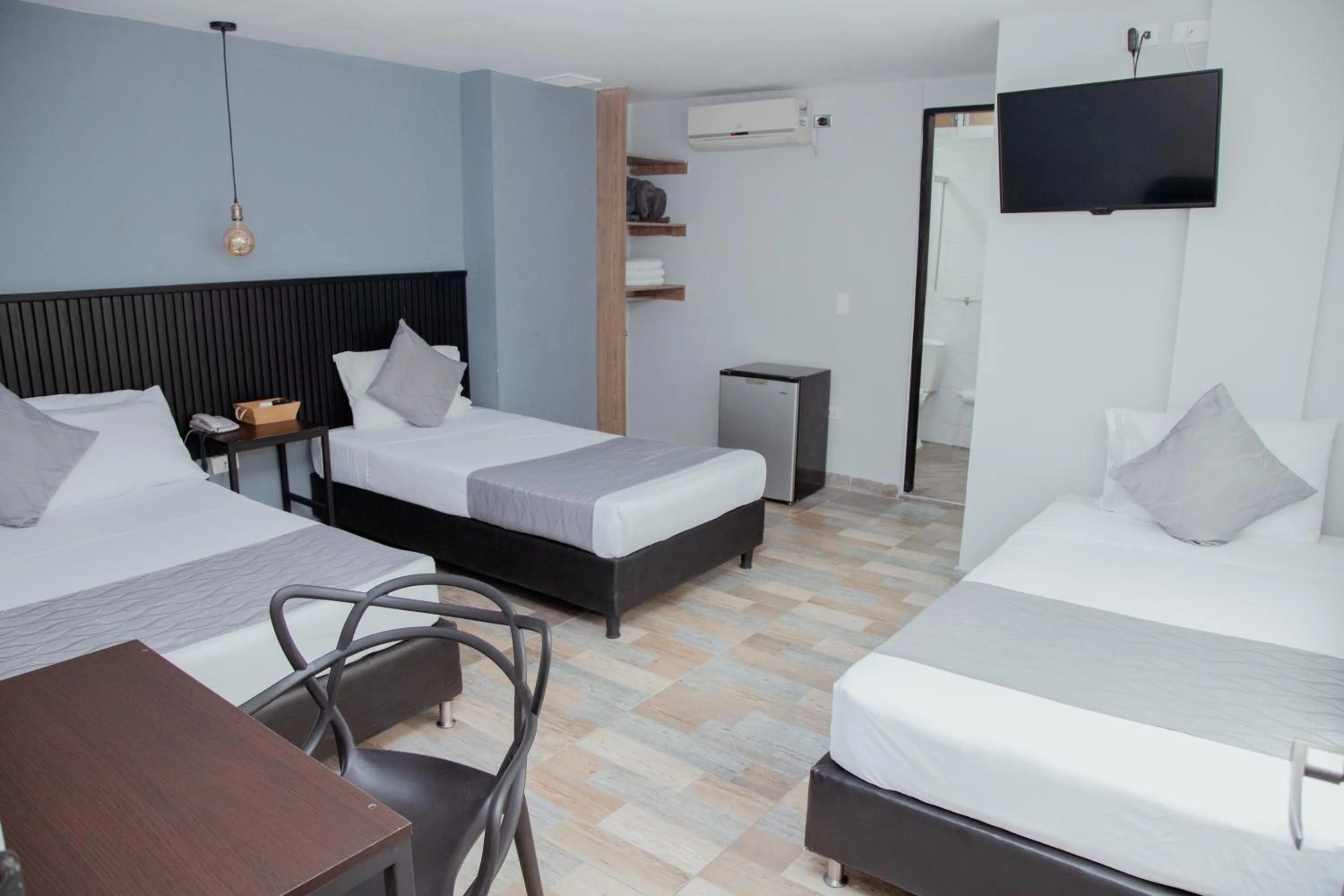 Photo of the whole room, Bed in Hotel Palmas del Estadio