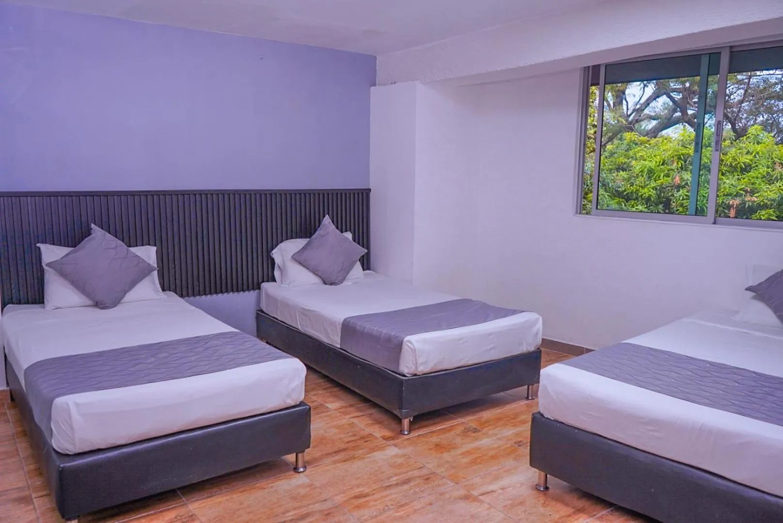 Decorative detail, Bed in Hotel Palmas del Estadio