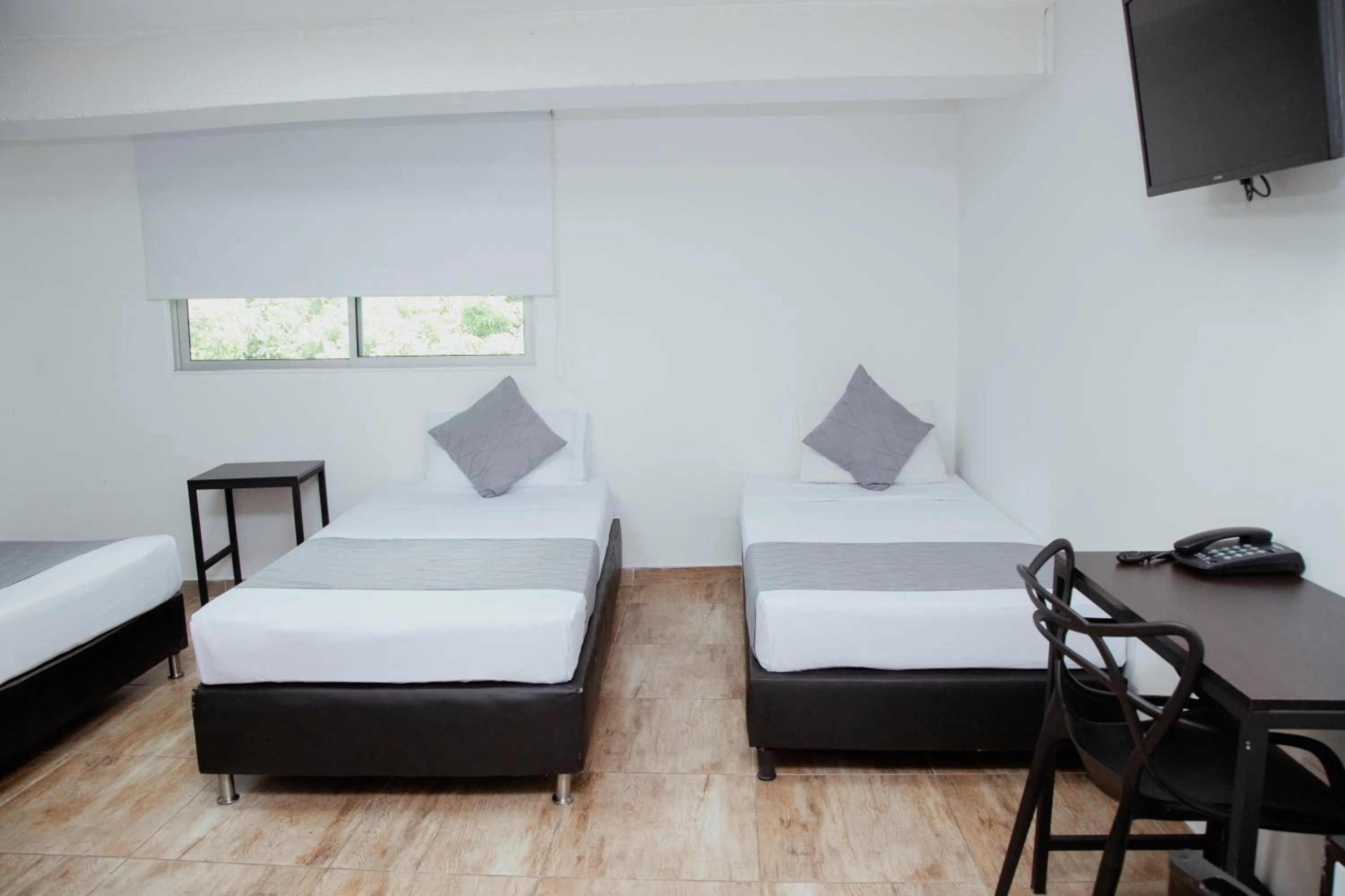 Bedroom, Bed in Hotel Palmas del Estadio