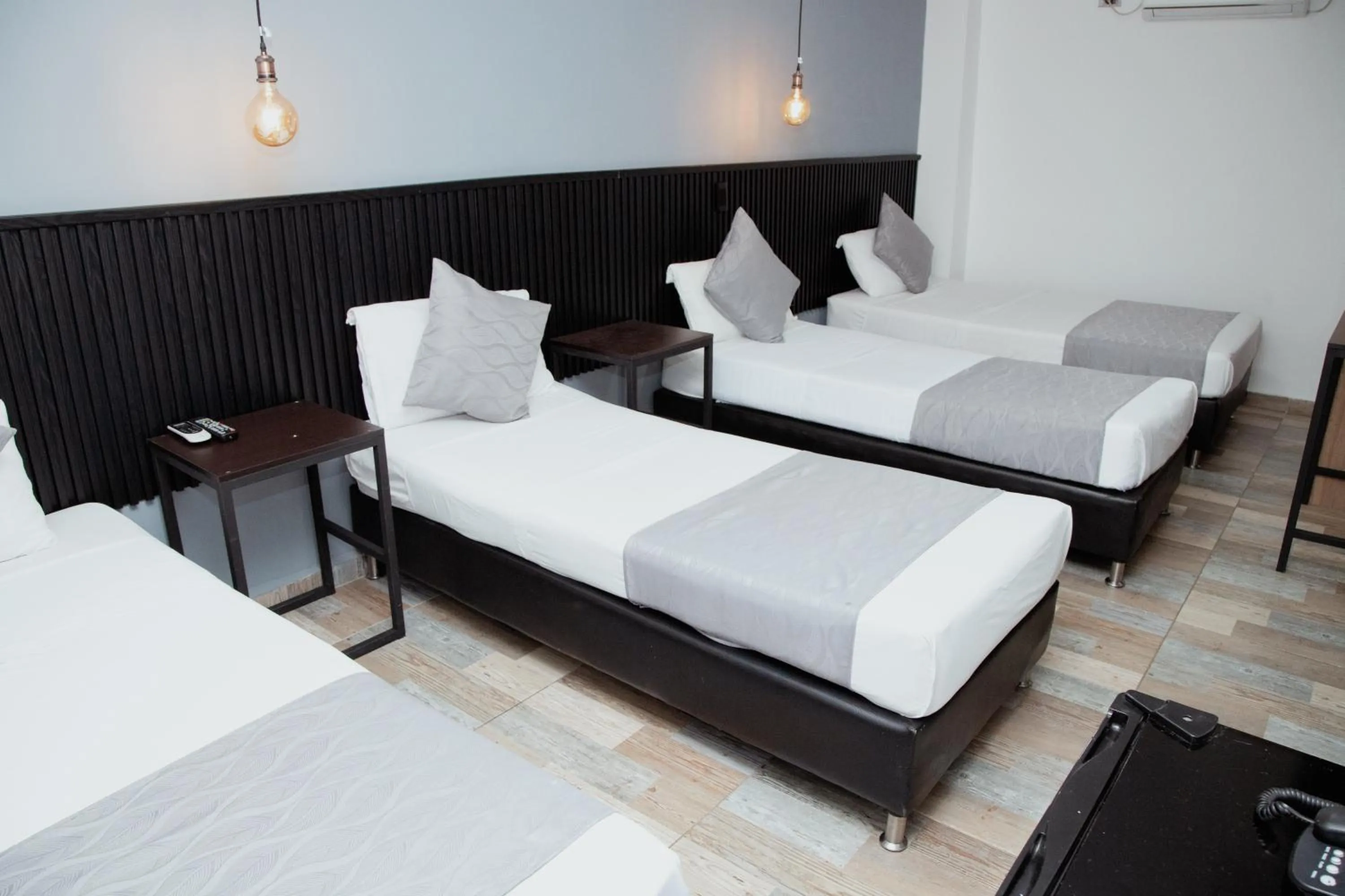 Bedroom, Bed in Hotel Palmas del Estadio