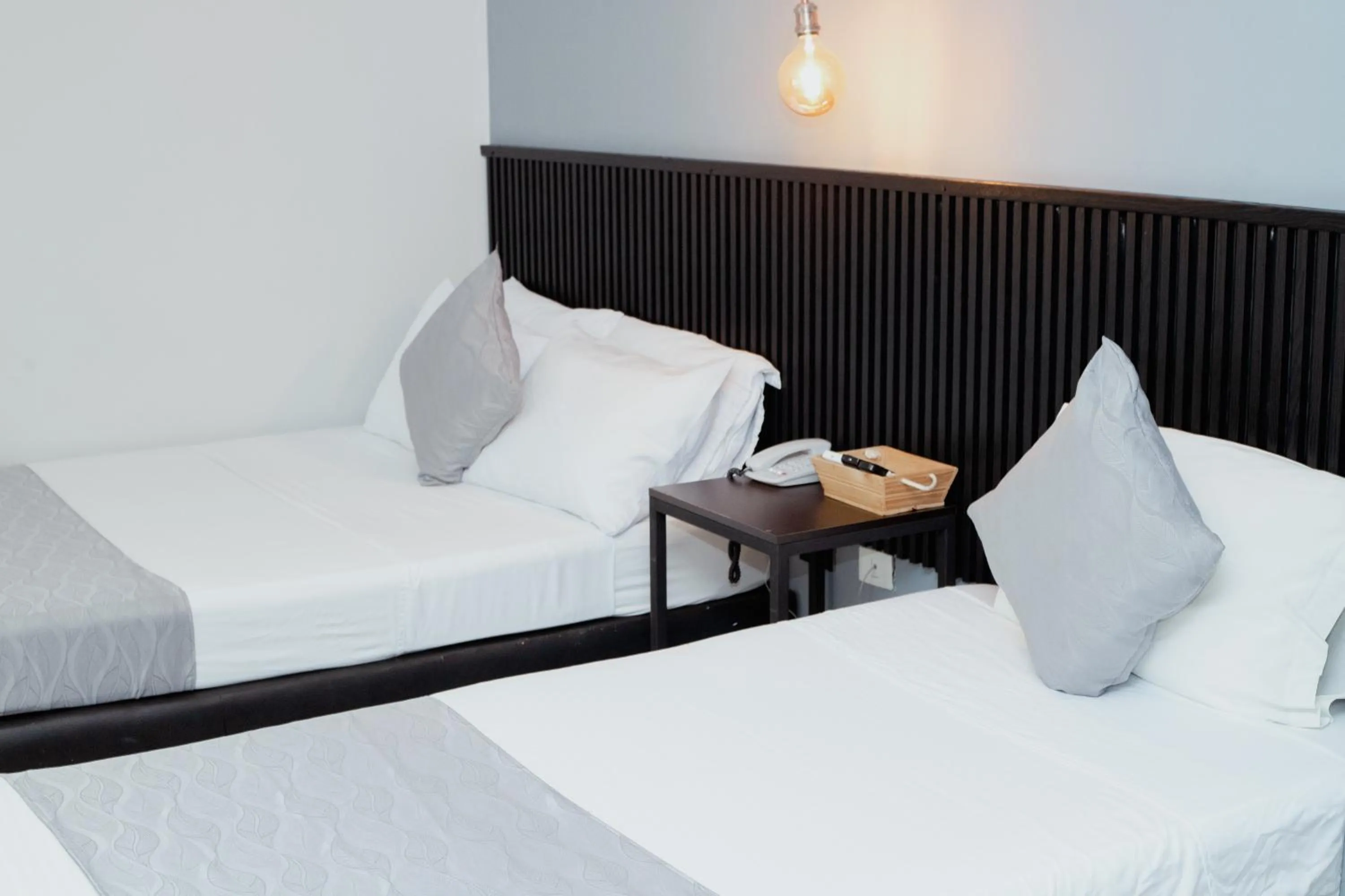 Bed in Hotel Palmas del Estadio