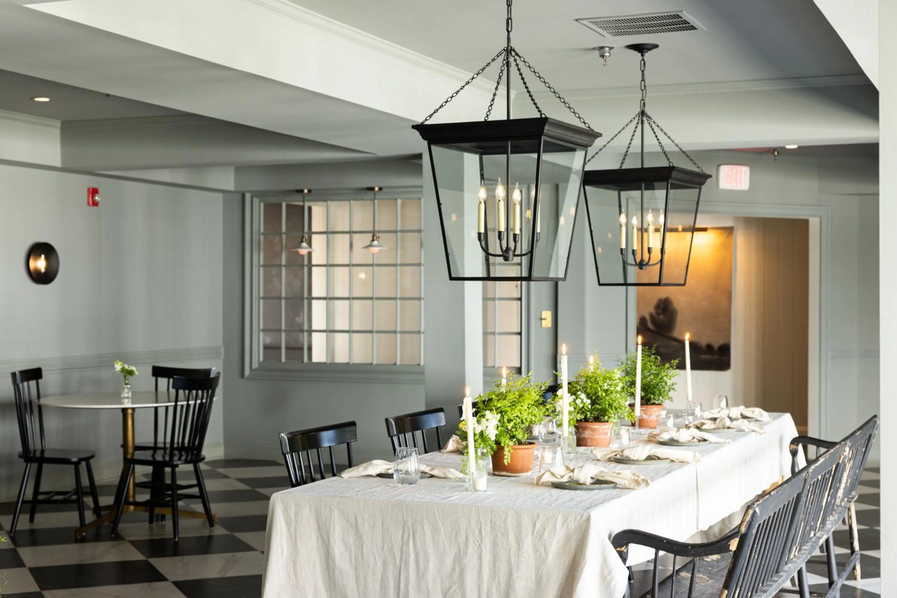 Seating area in The Litchfield Inn