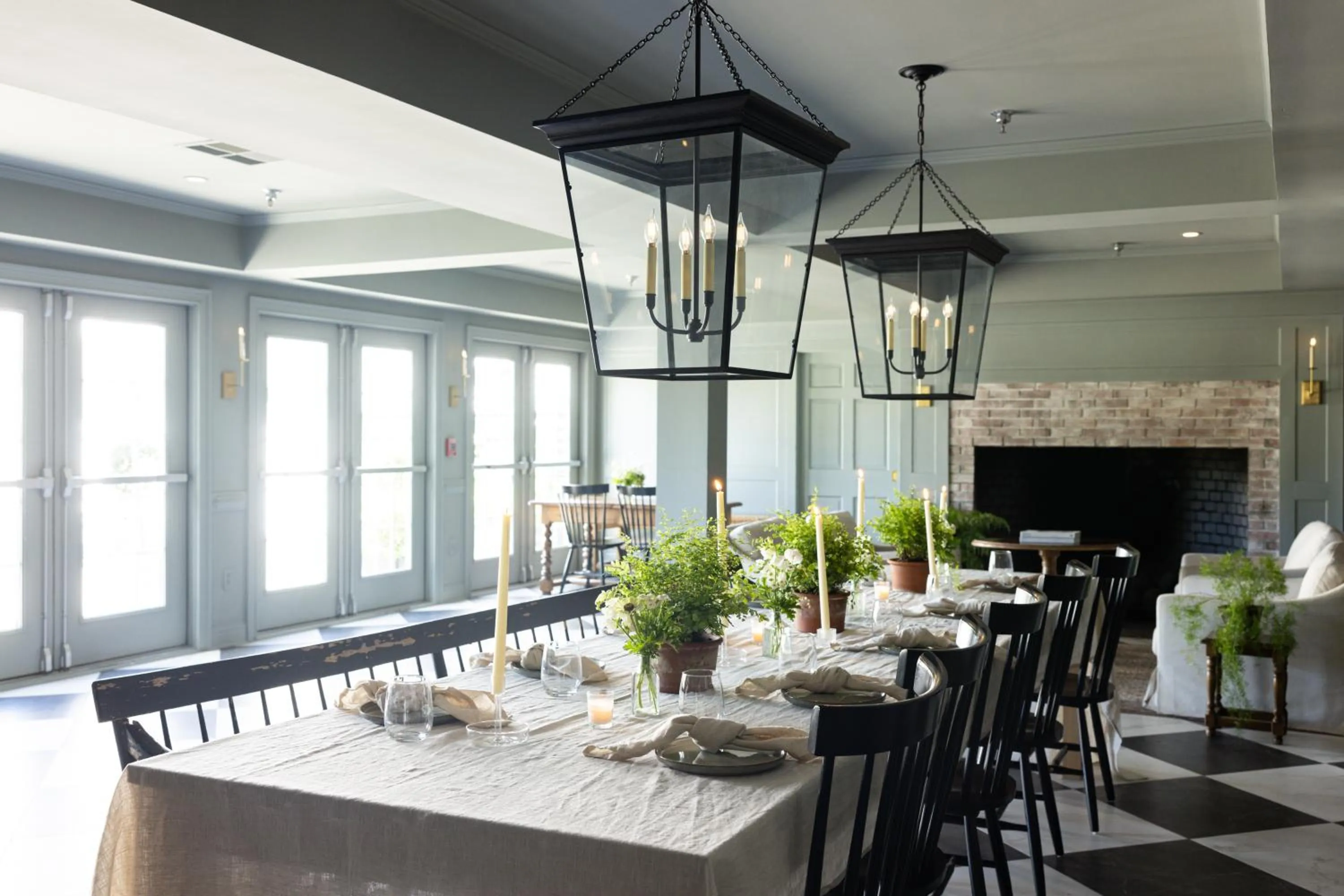 Seating area in The Litchfield Inn