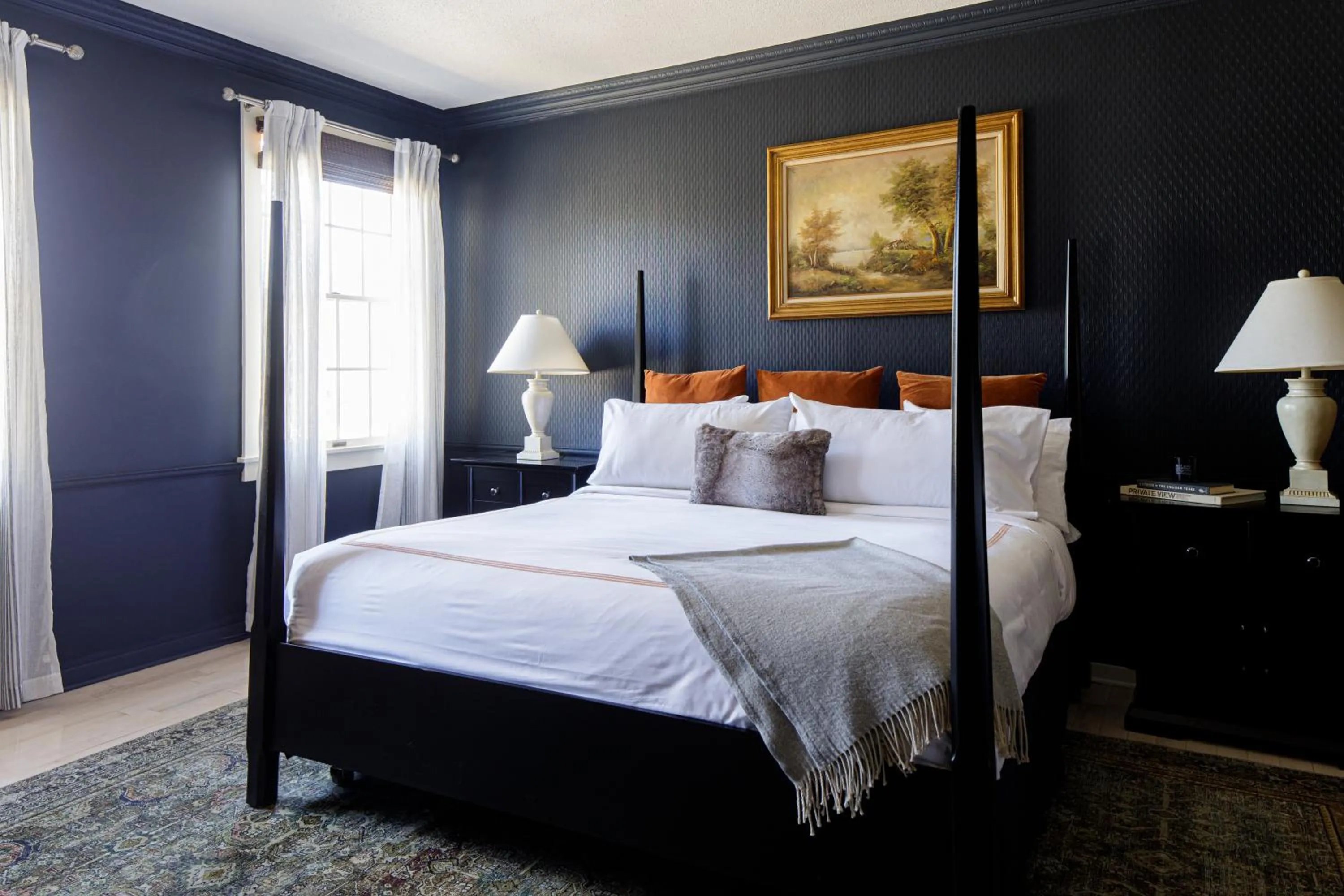 Bed in The Litchfield Inn