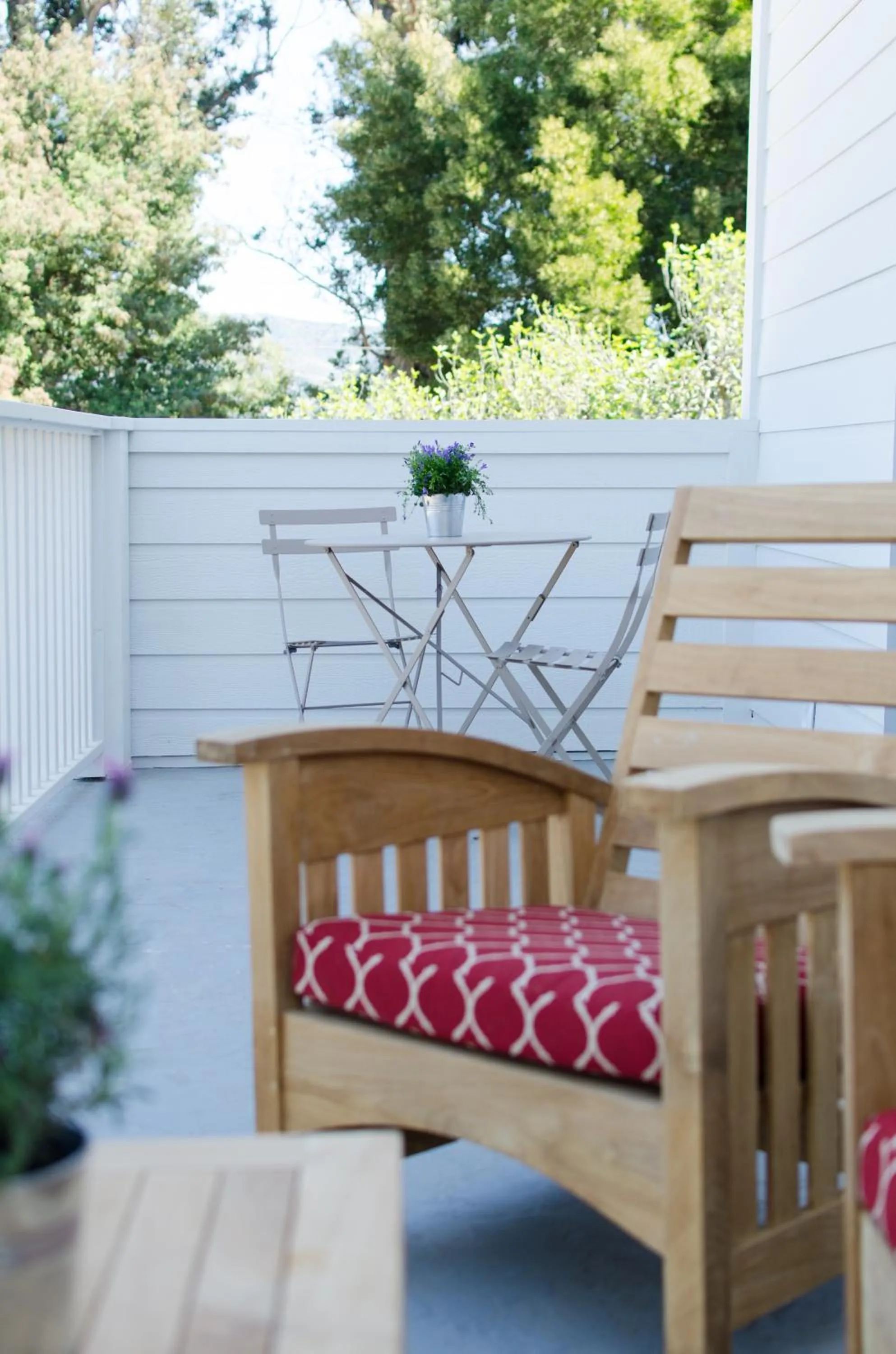 Patio in The Setting Inn Napa Valley