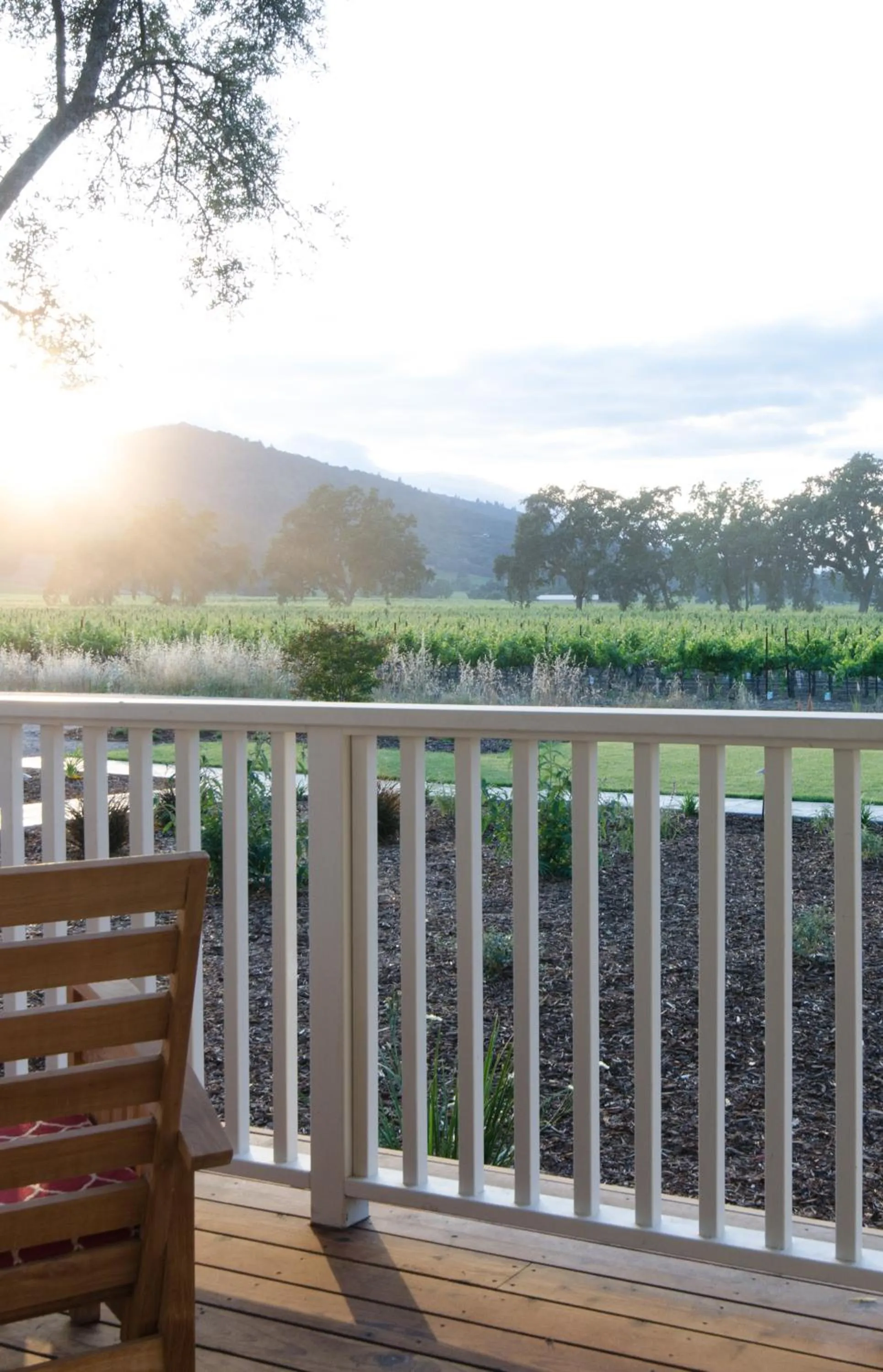 Patio in The Setting Inn Napa Valley