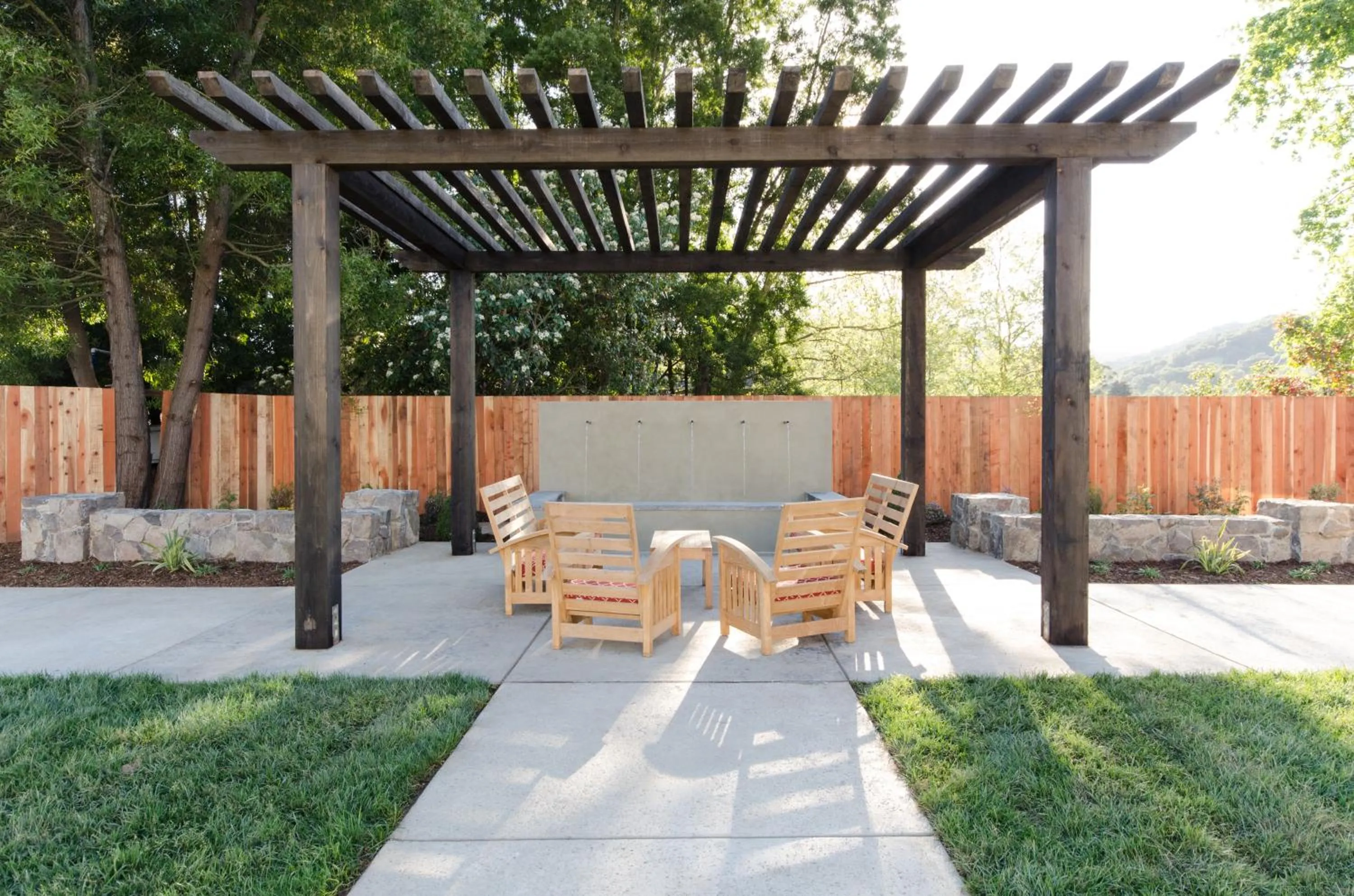 Garden in The Setting Inn Napa Valley