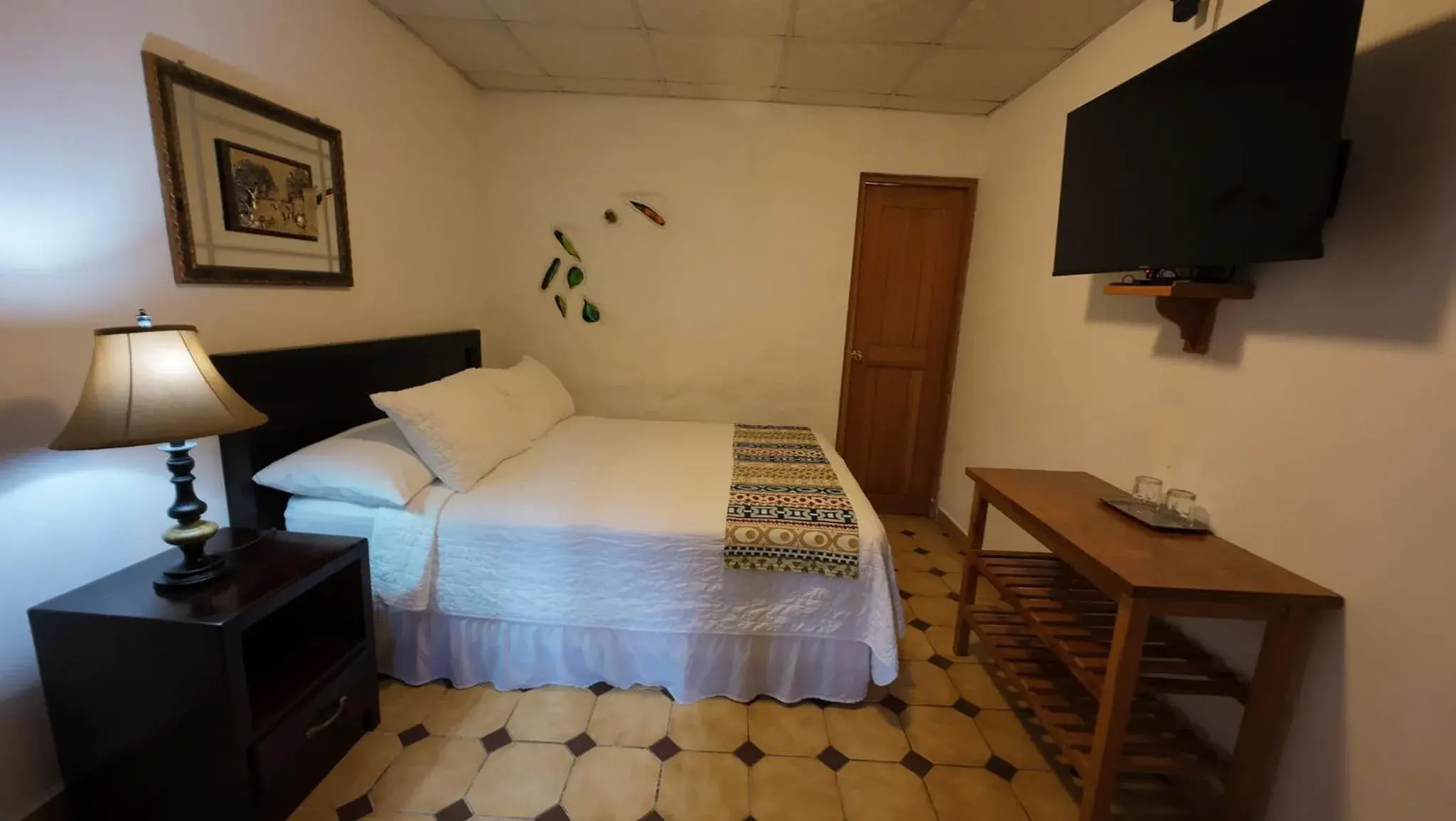 Bed in Hotel Dos Rios Bed in Hotel Dos Rios