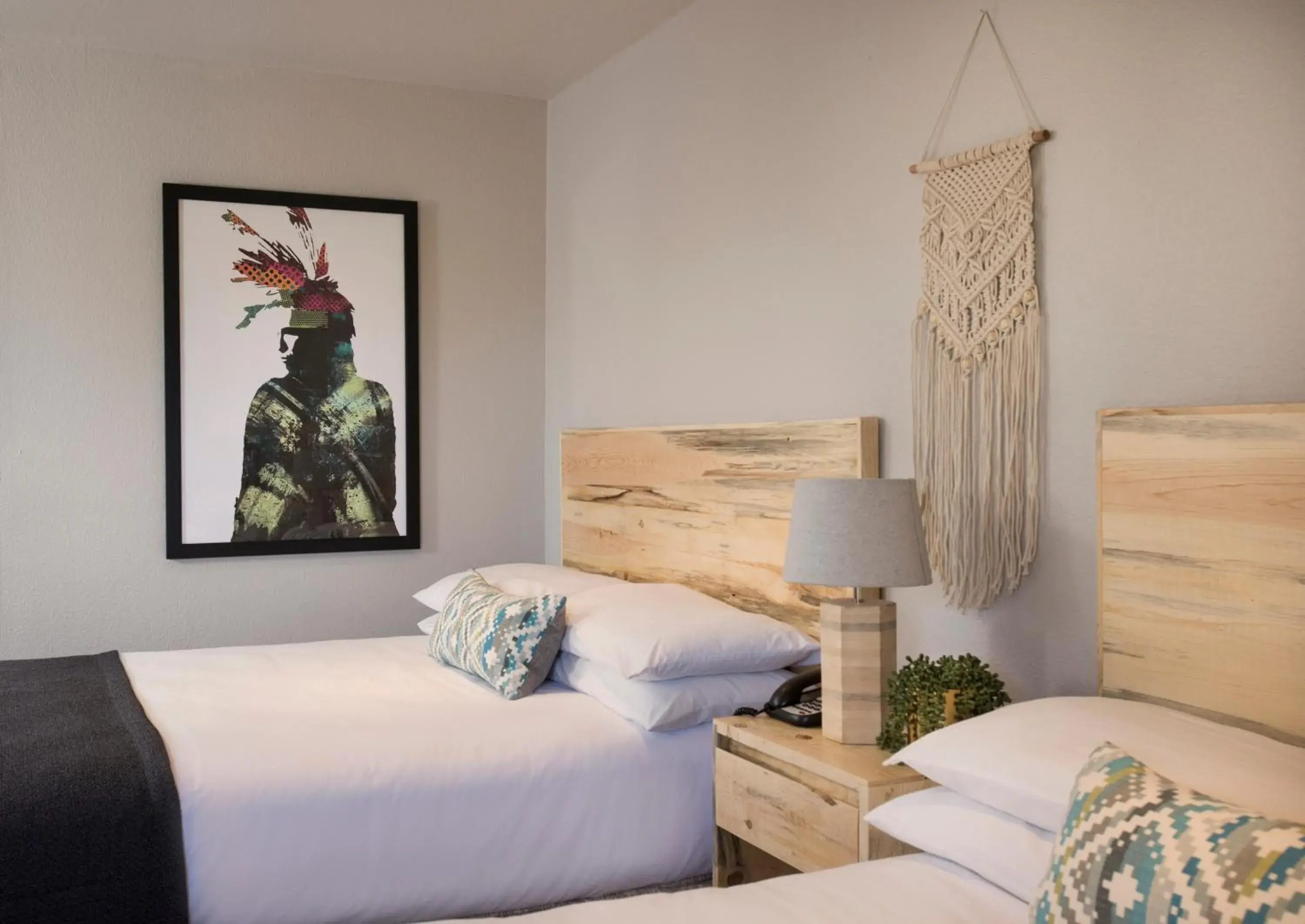 Bed in The Sage Hotel Bed in The Sage Hotel