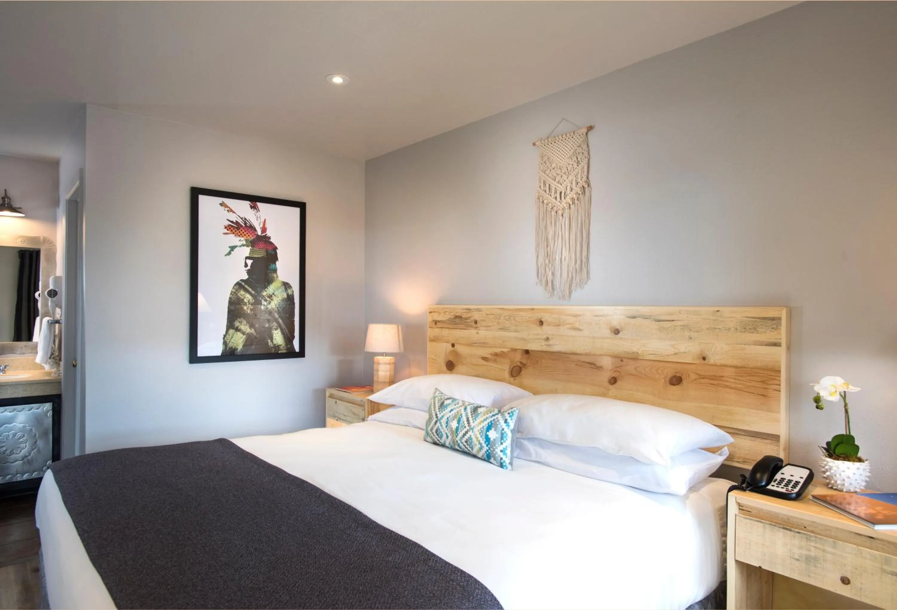 Bed in The Sage Hotel