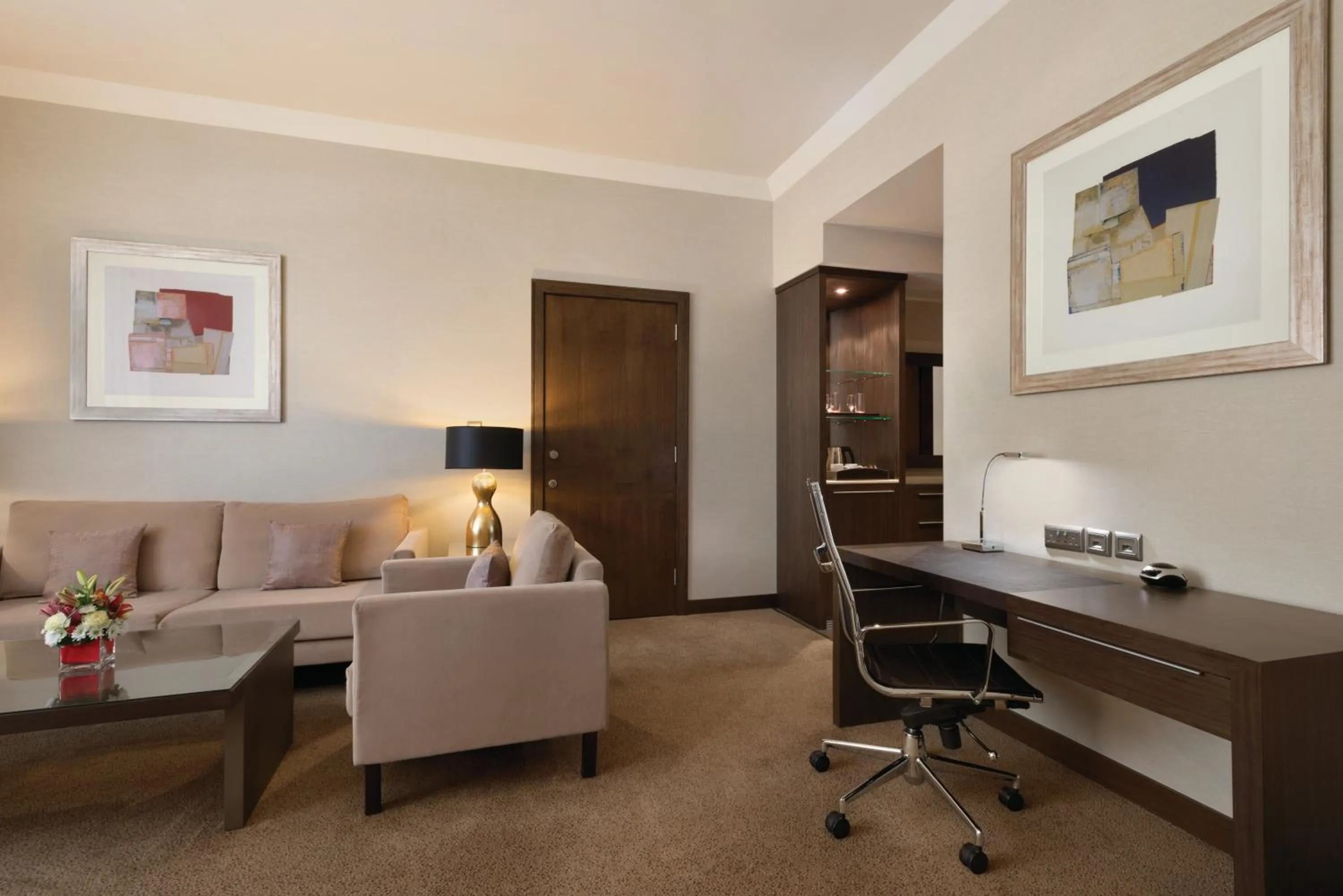 Seating area in Ramada Downtown Abu Dhabi