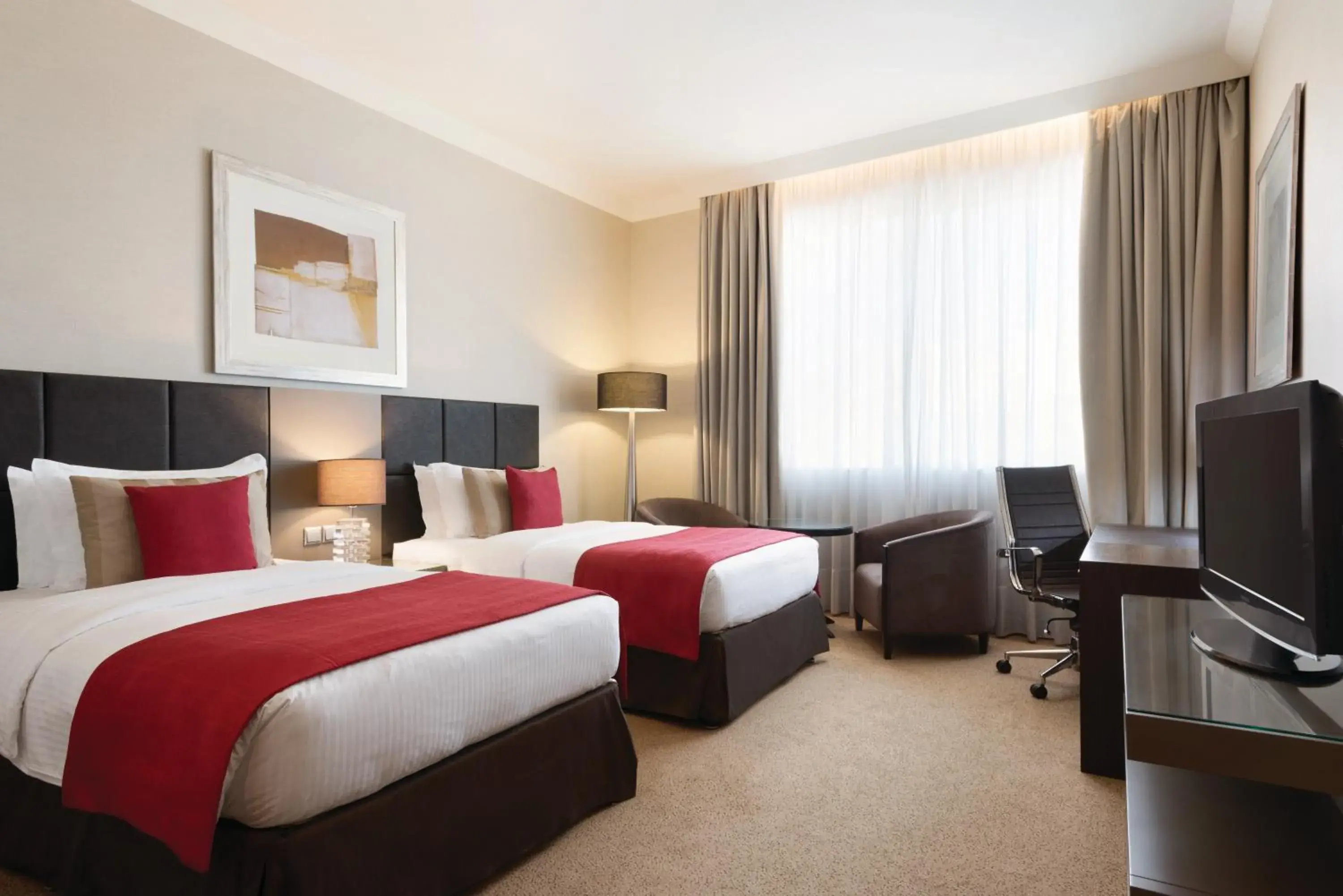 Photo of the whole room, Bed in Ramada Downtown Abu Dhabi Photo of the whole room, Bed in Ramada Downtown Abu Dhabi