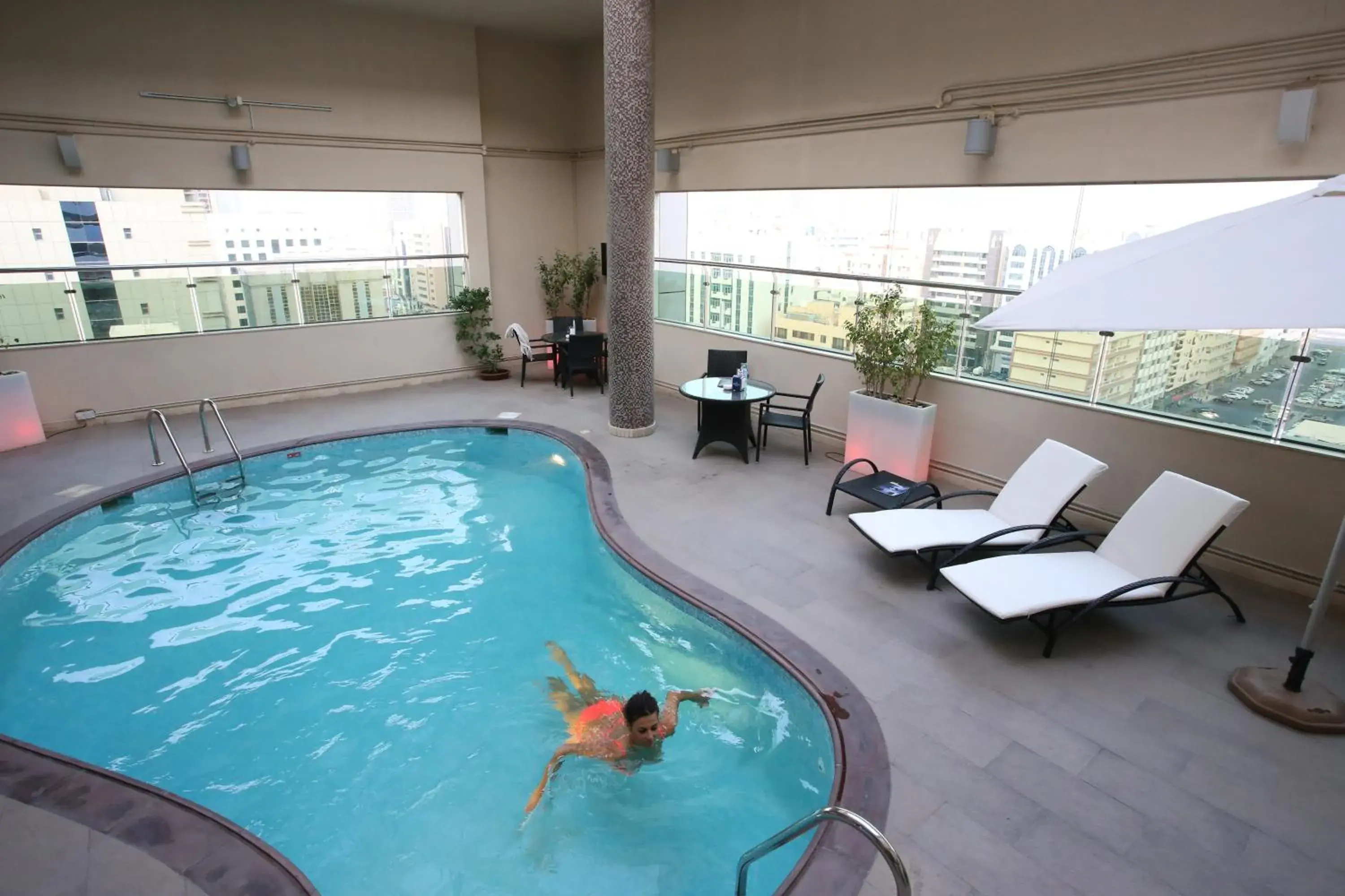 Swimming pool in Ramada Downtown Abu Dhabi Swimming pool in Ramada Downtown Abu Dhabi