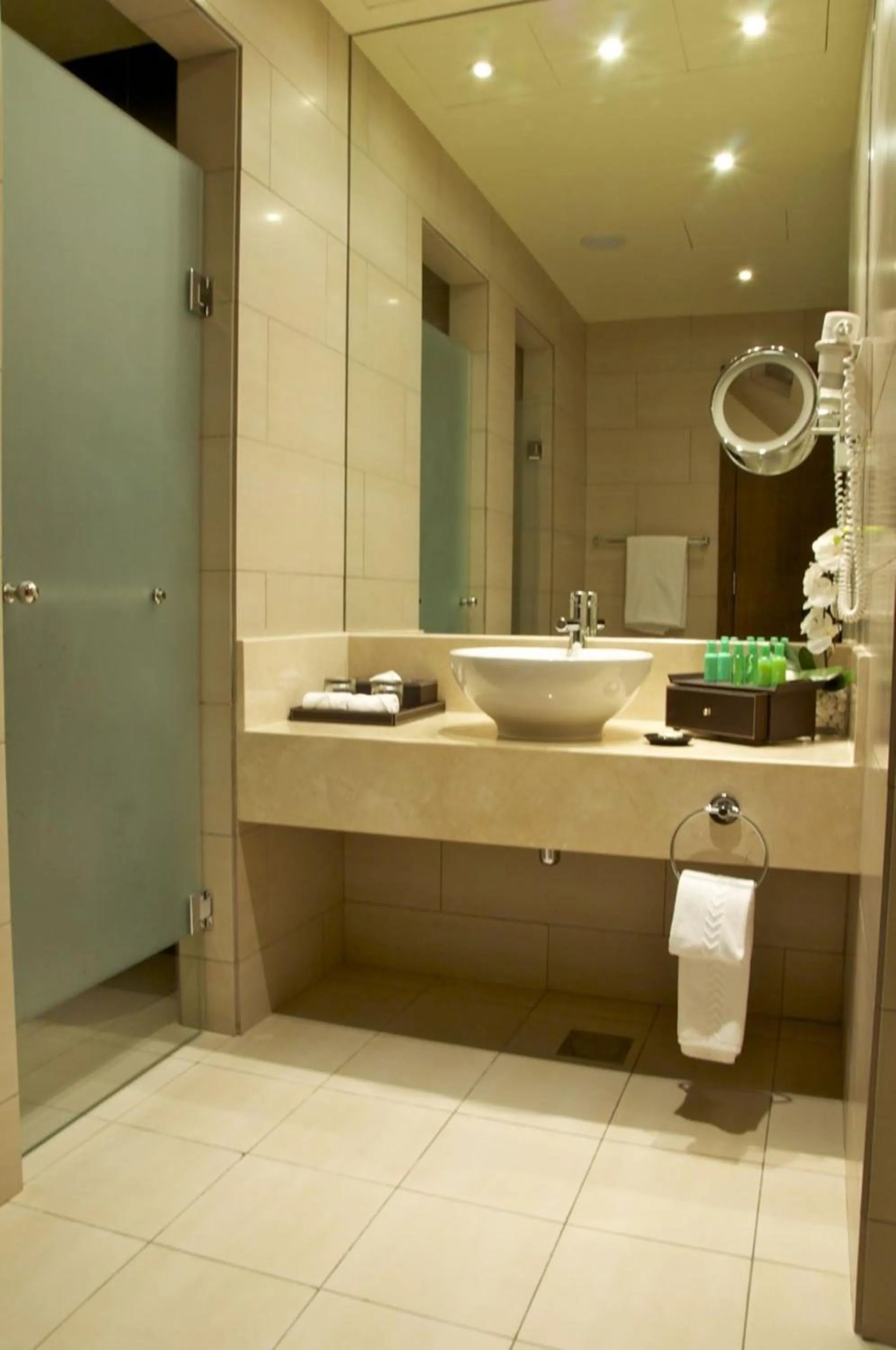Bathroom in Ramada Downtown Abu Dhabi