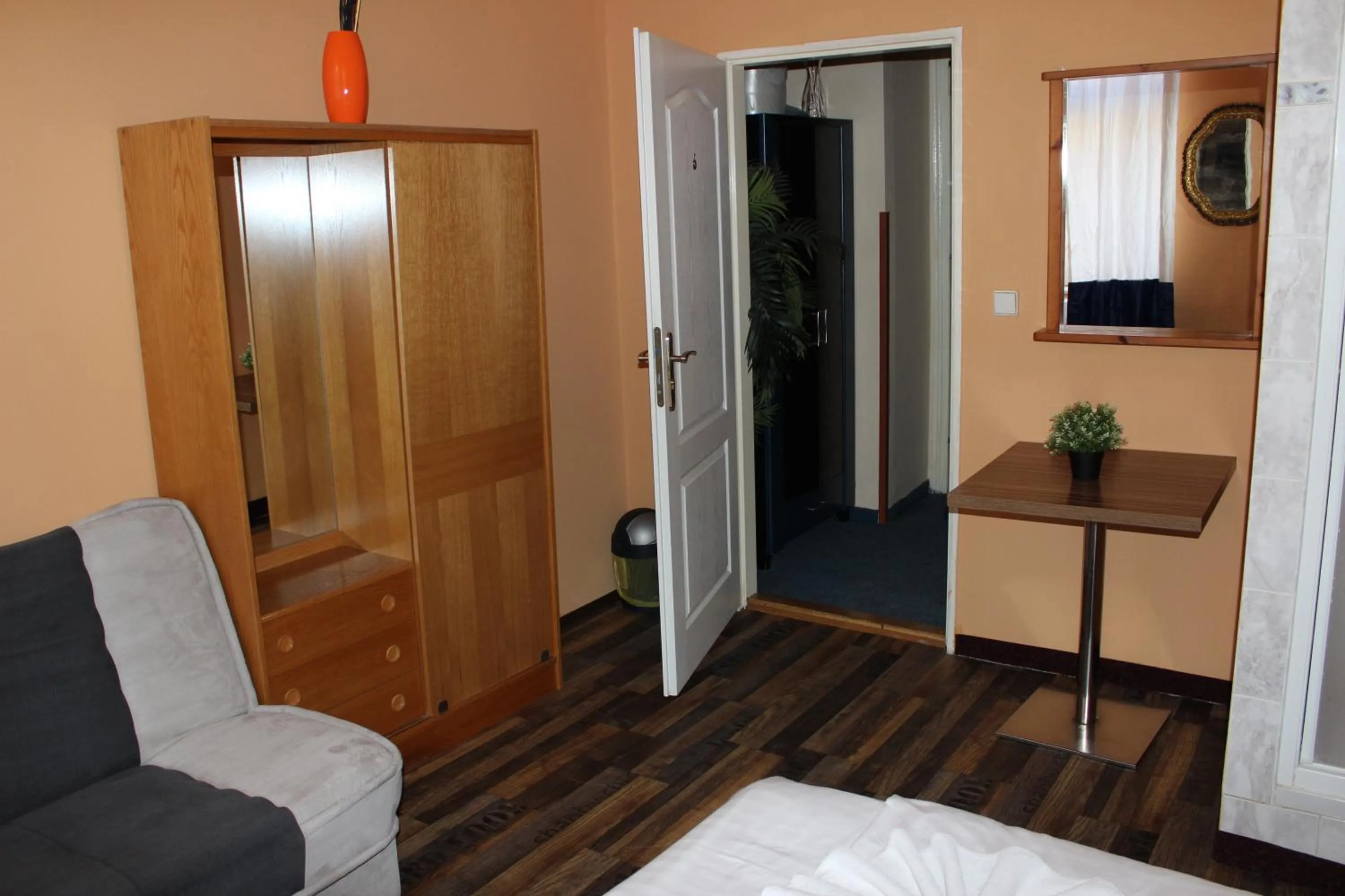 Bedroom in Hotel Praha Club bed & breakfast