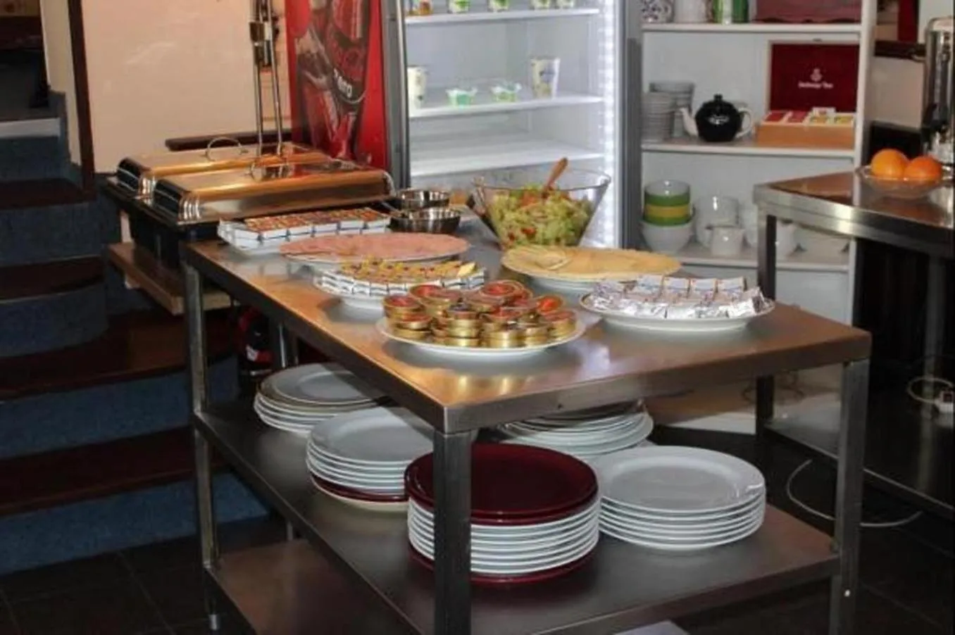 Food and drinks in Hotel Praha Club bed & breakfast