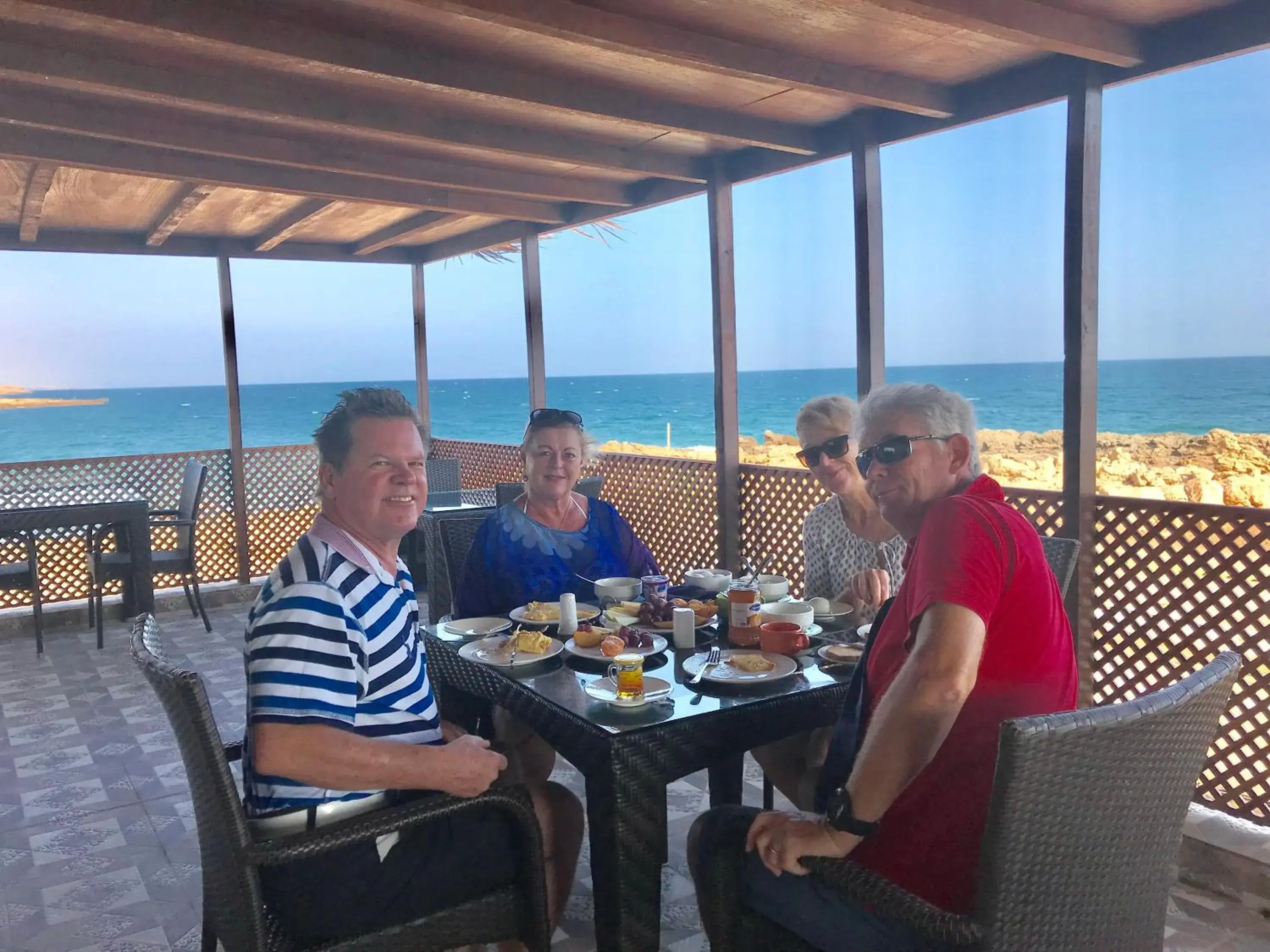 American breakfast in Turtle Beach Resort American breakfast in Turtle Beach Resort