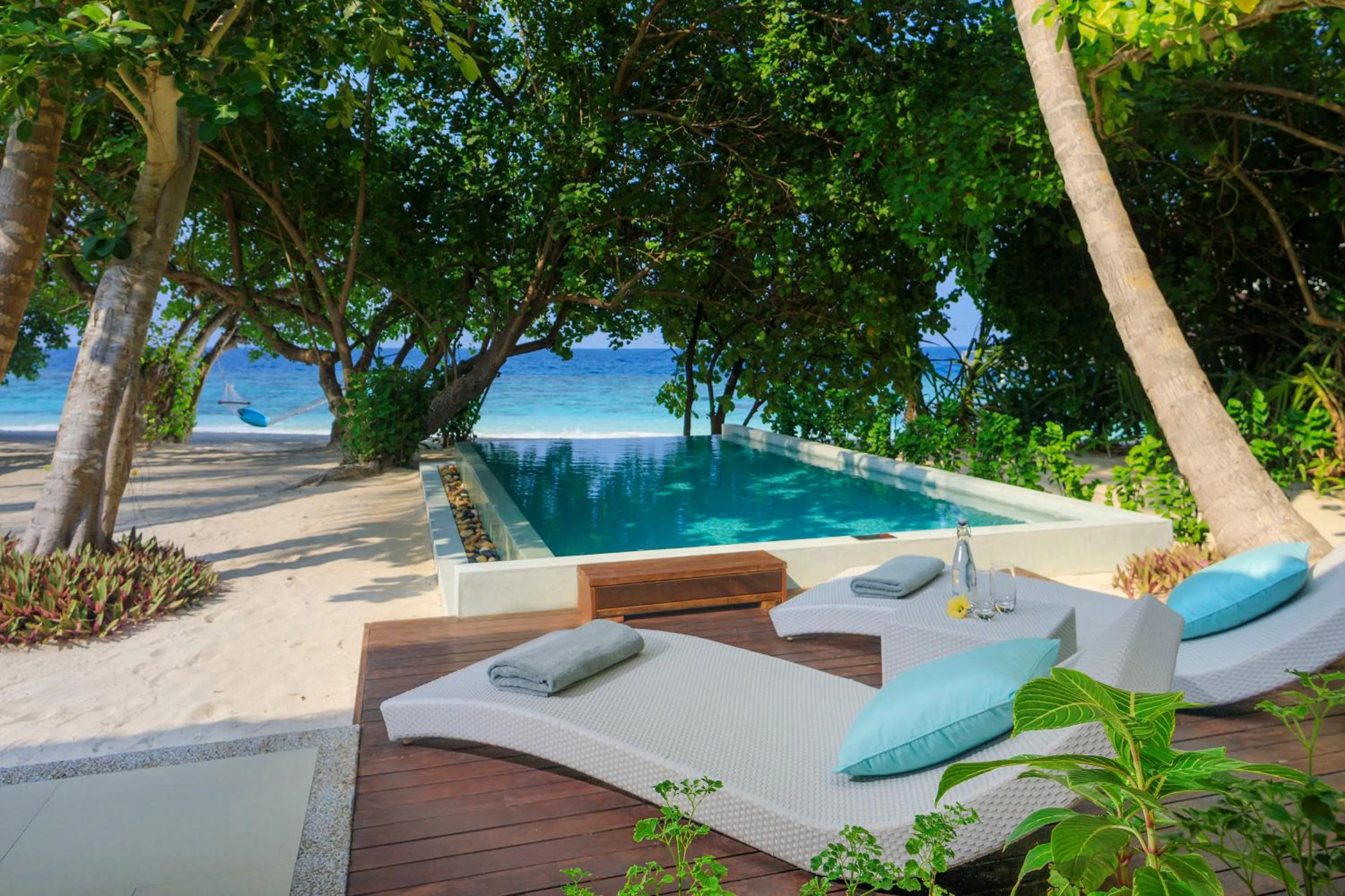 Garden in Dusit Thani Maldives - 50 percent discount on transfers for stays until 20 Dec 2025