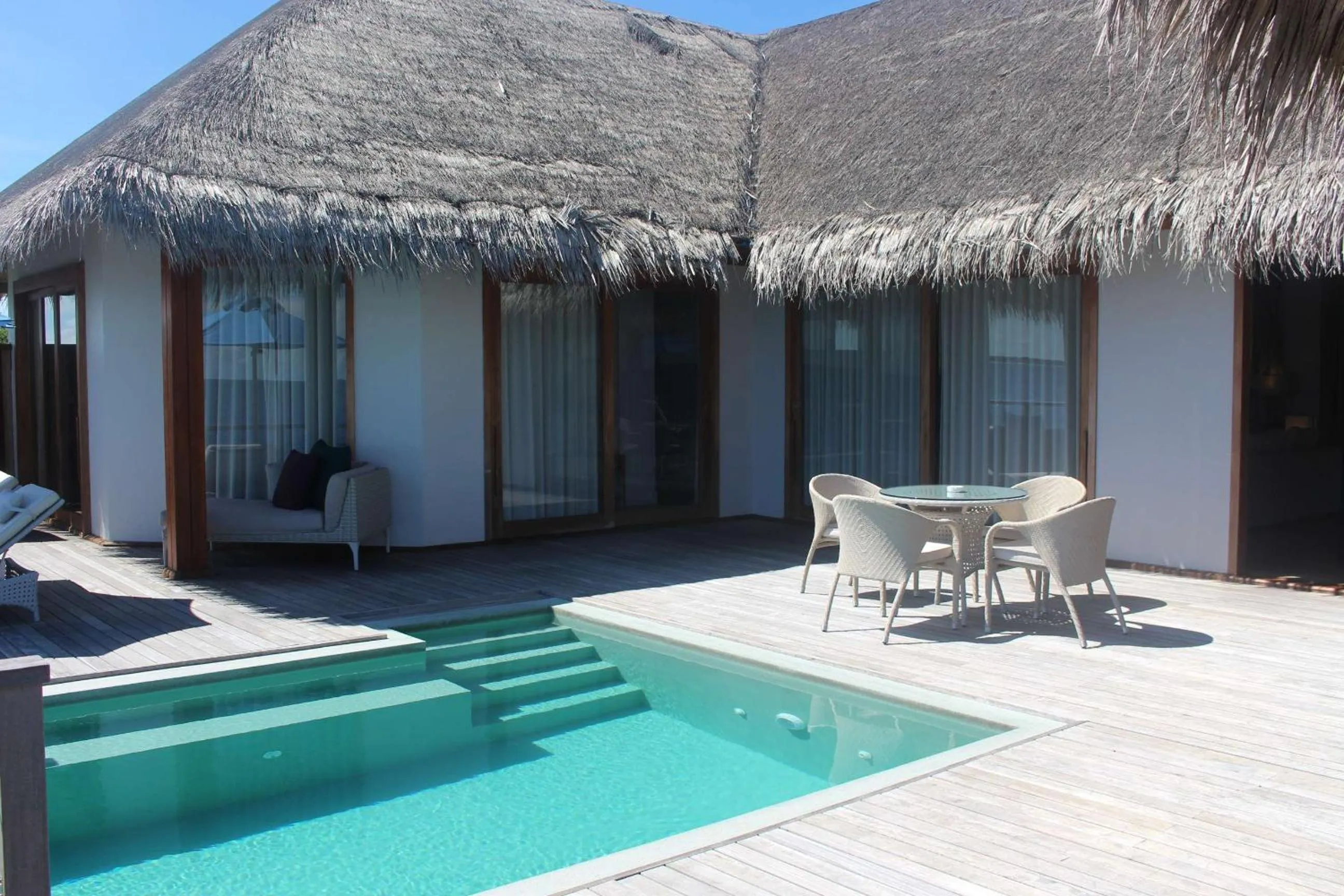 Bedroom in Dusit Thani Maldives - 50 percent discount on transfers for stays until 20 Dec 2025