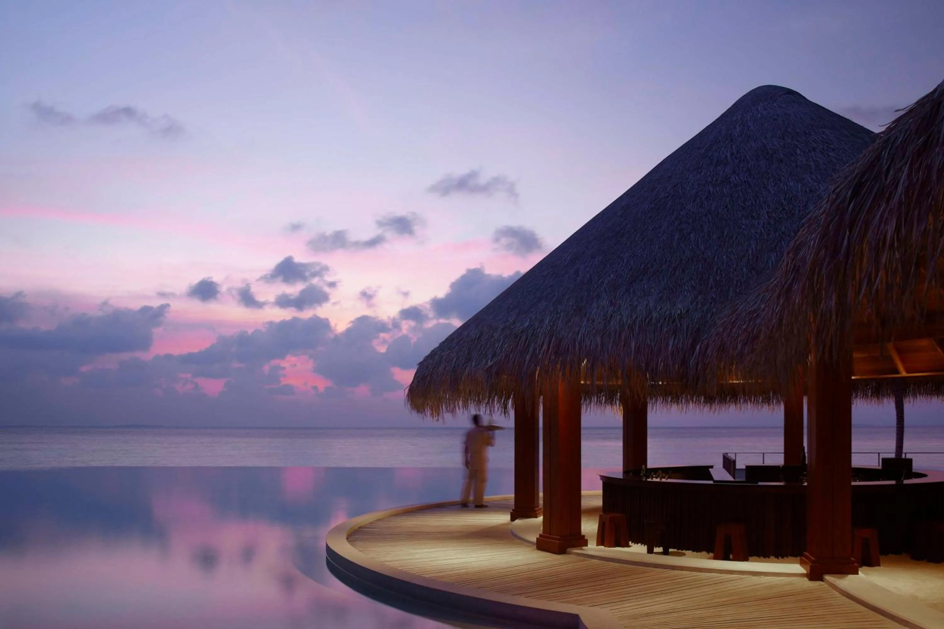 Lounge or bar in Dusit Thani Maldives - 50 percent discount on transfers for stays until 20 Dec 2025
