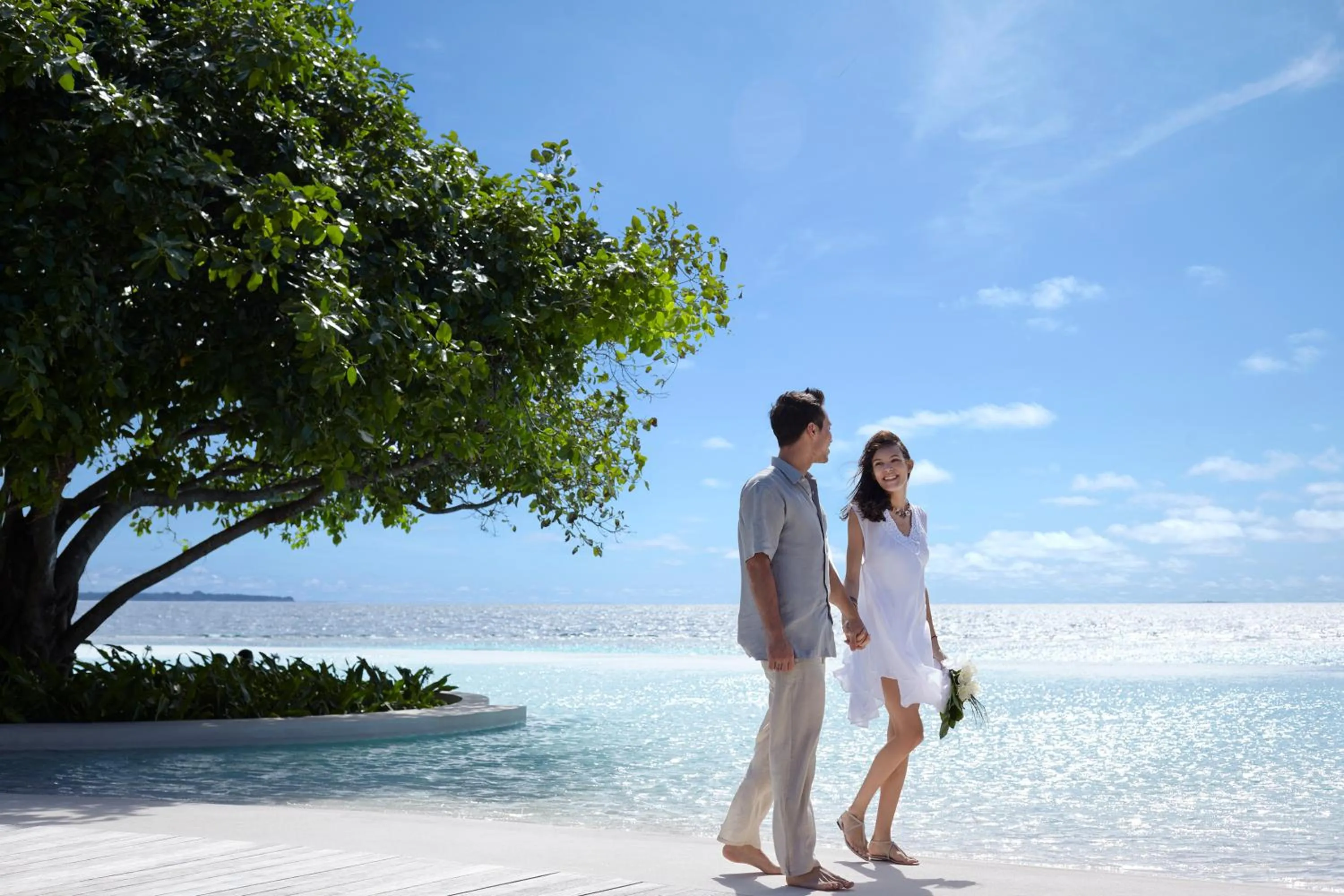 Beach in Dusit Thani Maldives - 50 percent discount on transfers for stays until 20 Dec 2025