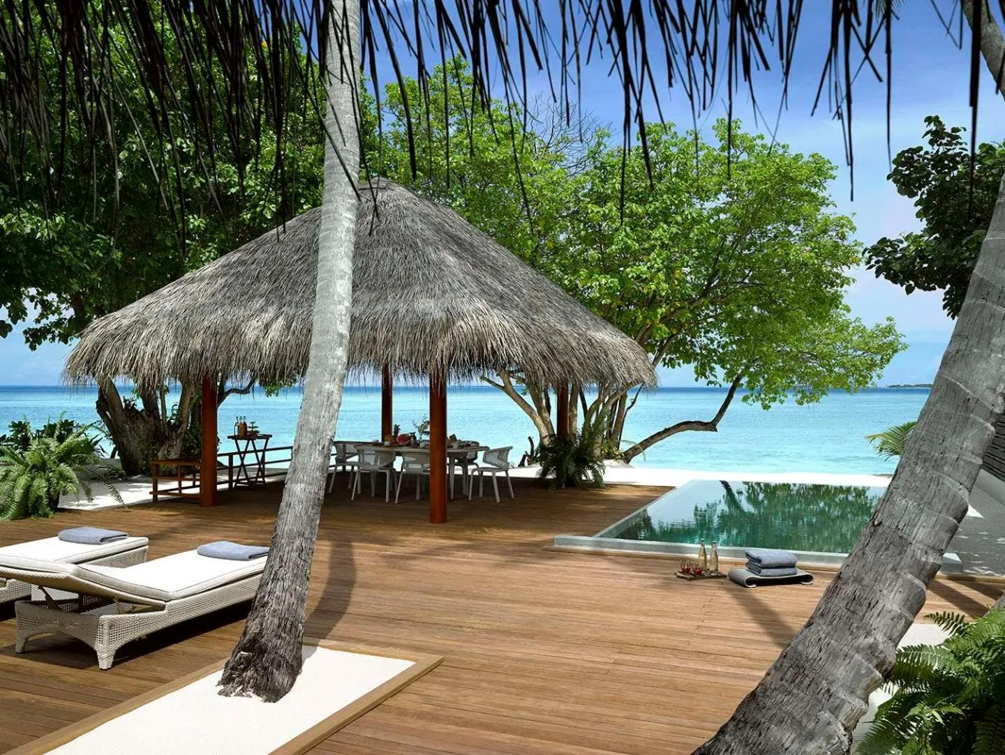 View (from property/room) in Dusit Thani Maldives - 50 percent discount on transfers for stays until 20 Dec 2025