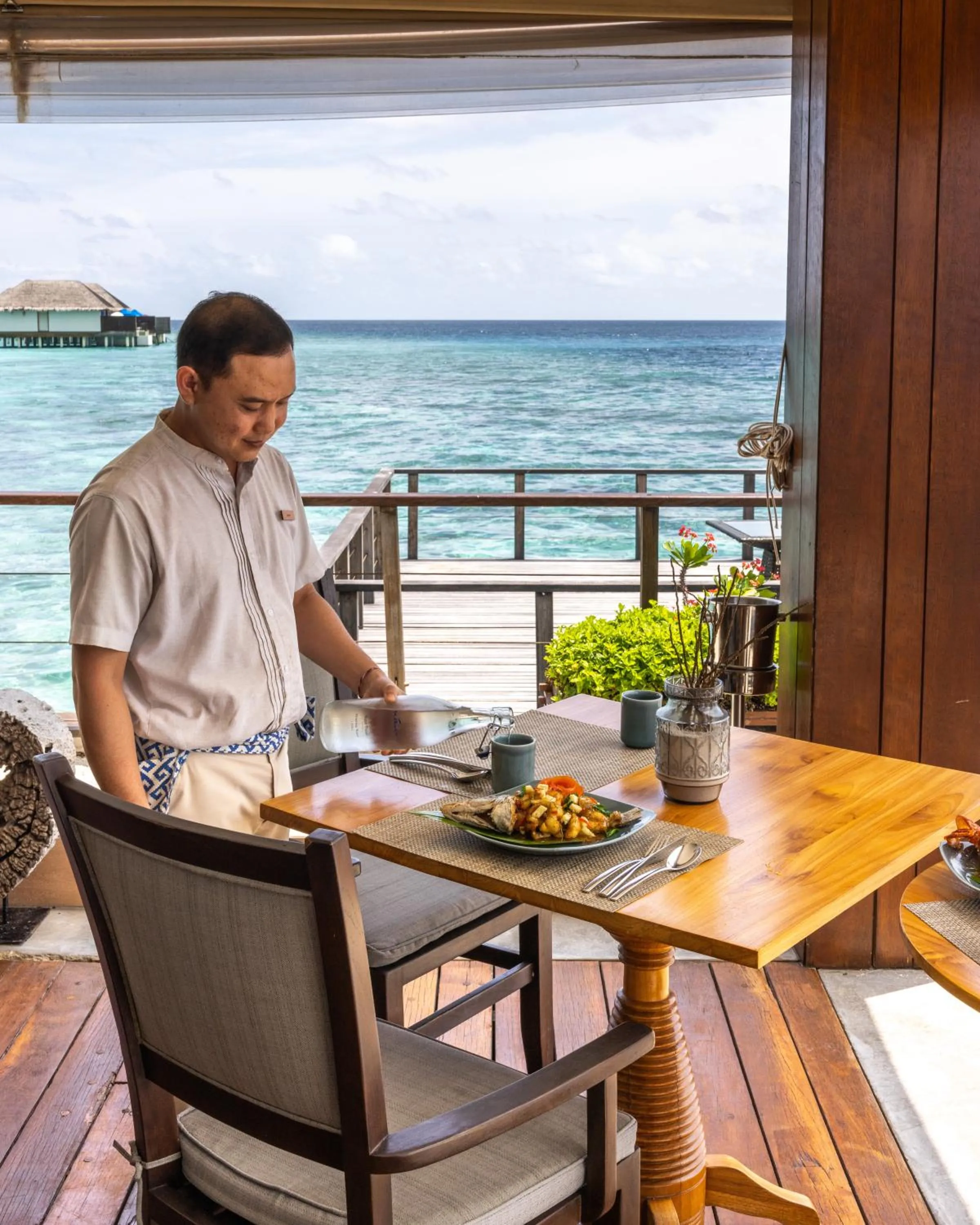 Restaurant/places to eat in Dusit Thani Maldives - 50 percent discount on transfers for stays until 20 Dec 2025