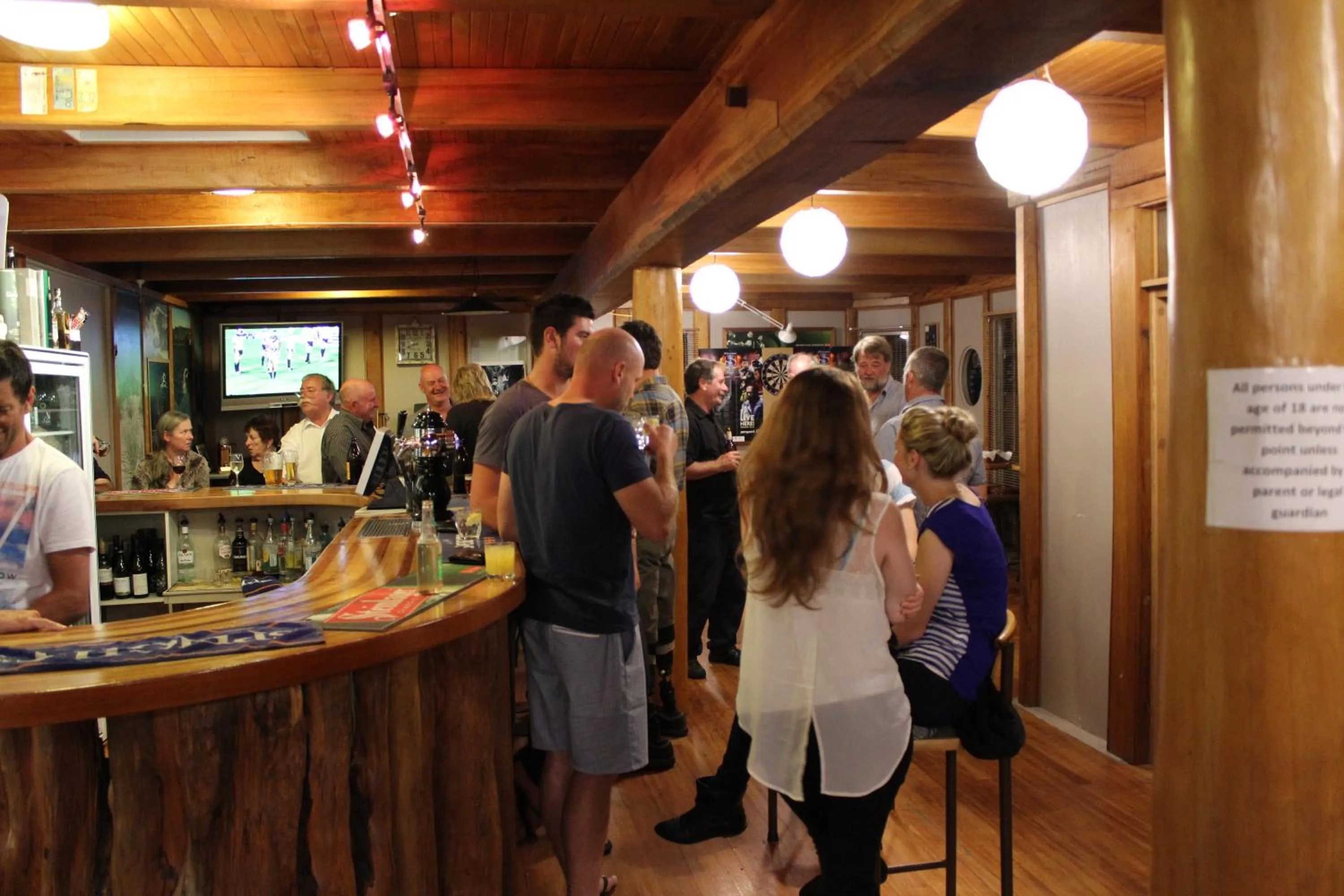 Lounge or bar in Last Resort Karamea