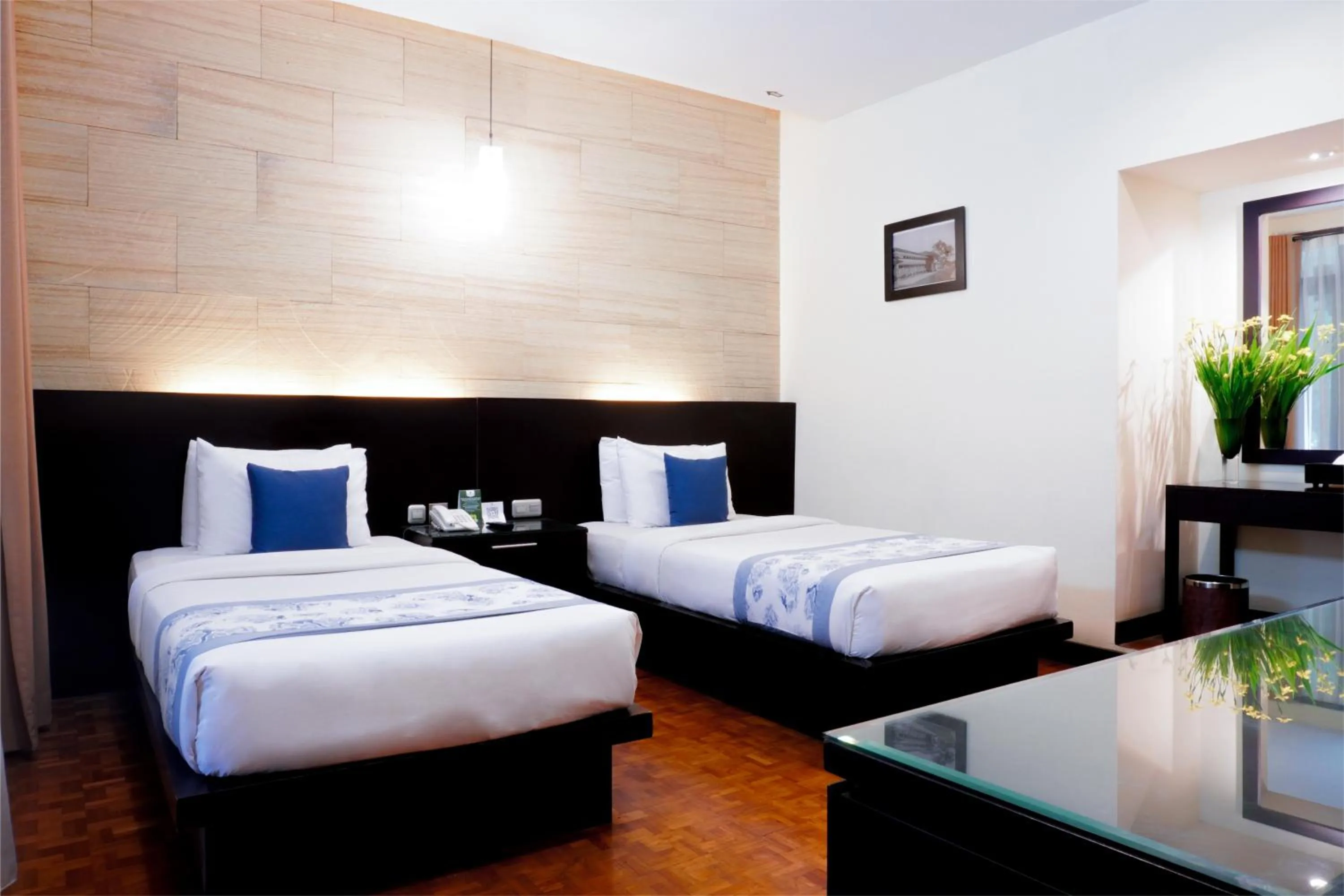 Bed in Puteri Gunung Hotel