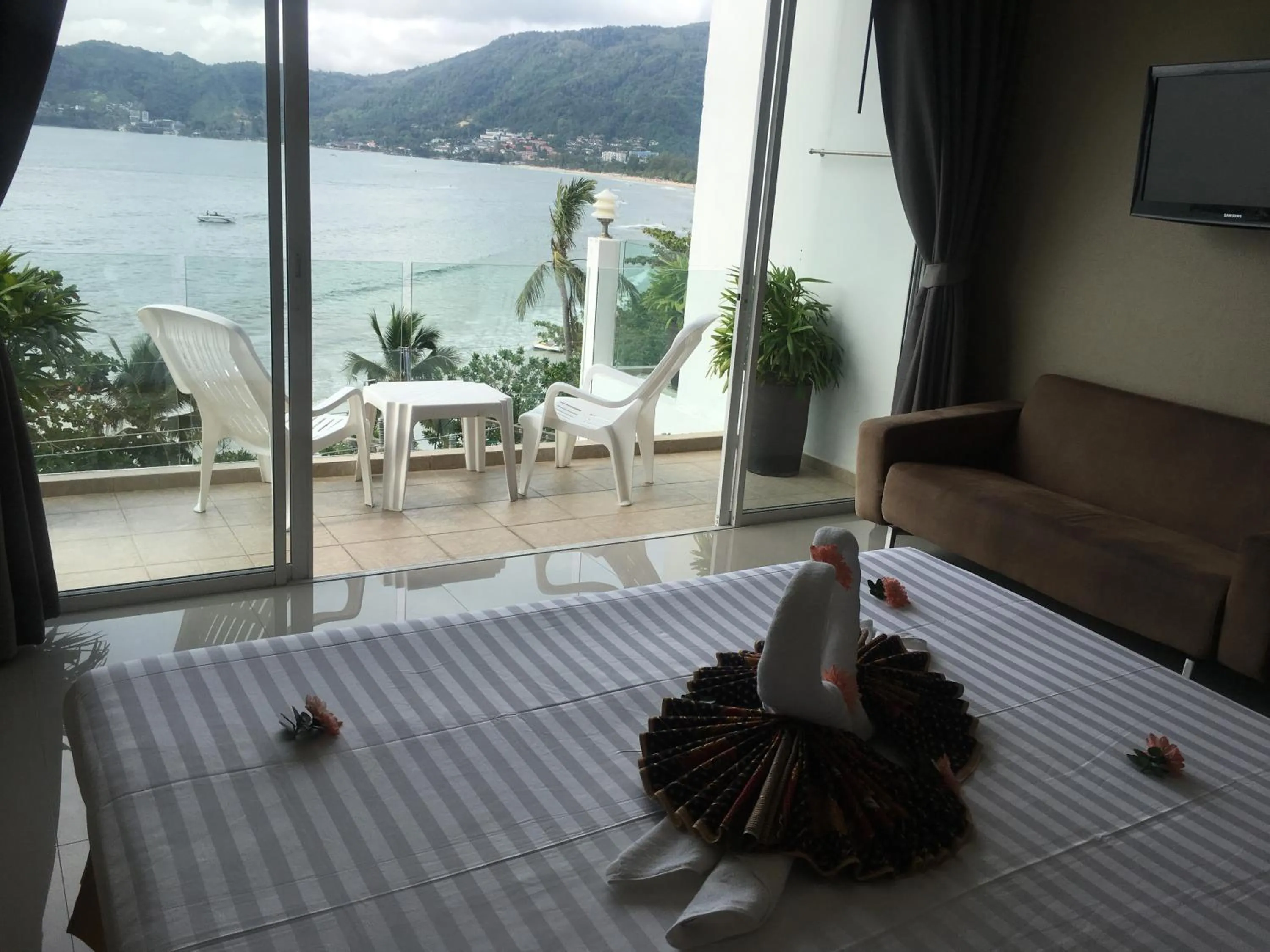 Balcony/Terrace in The Front Hotel and Apartments