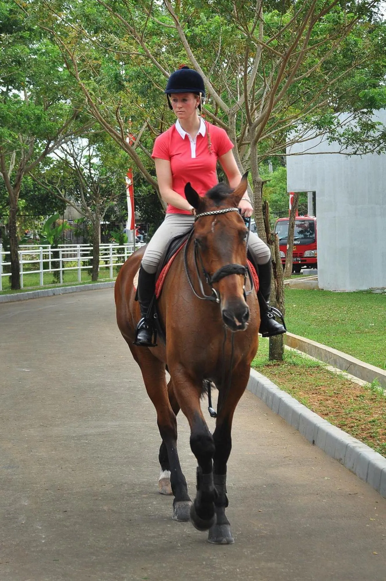 People in APM Equestrian Resort