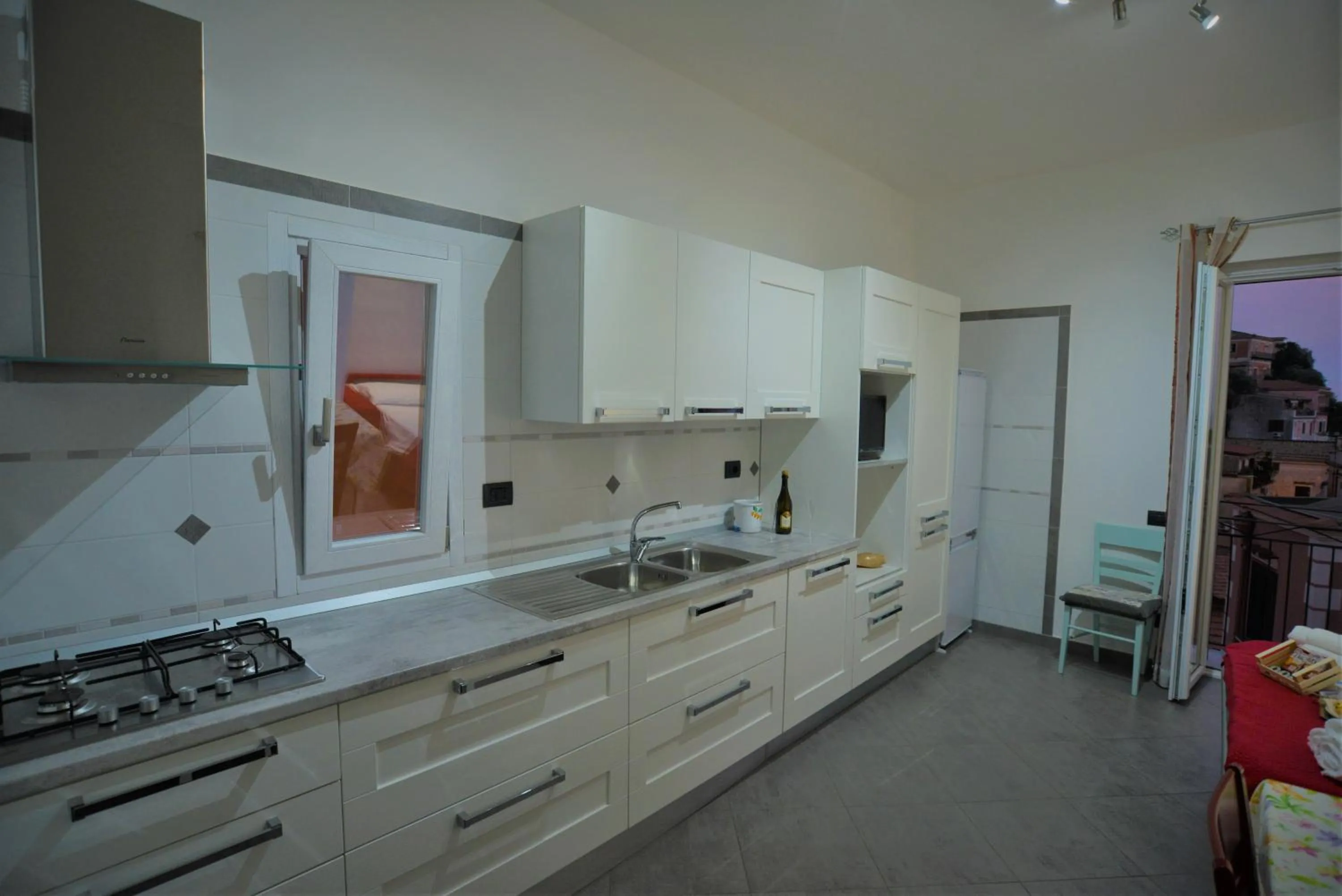 Kitchen or kitchenette in ApartHotel Gasba
