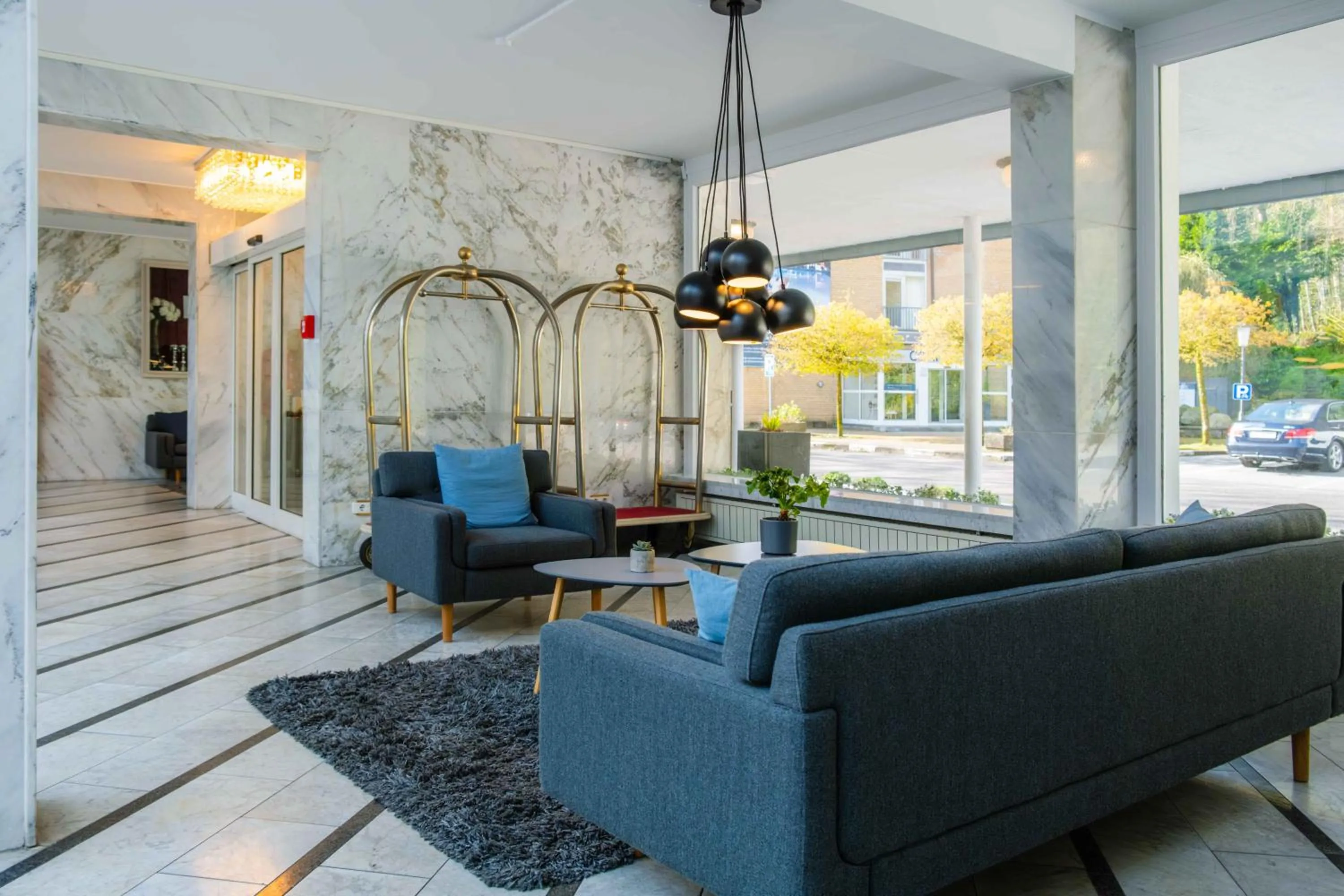 Lobby or reception in Hotel des Nordens Flensburg Wellness & Spa