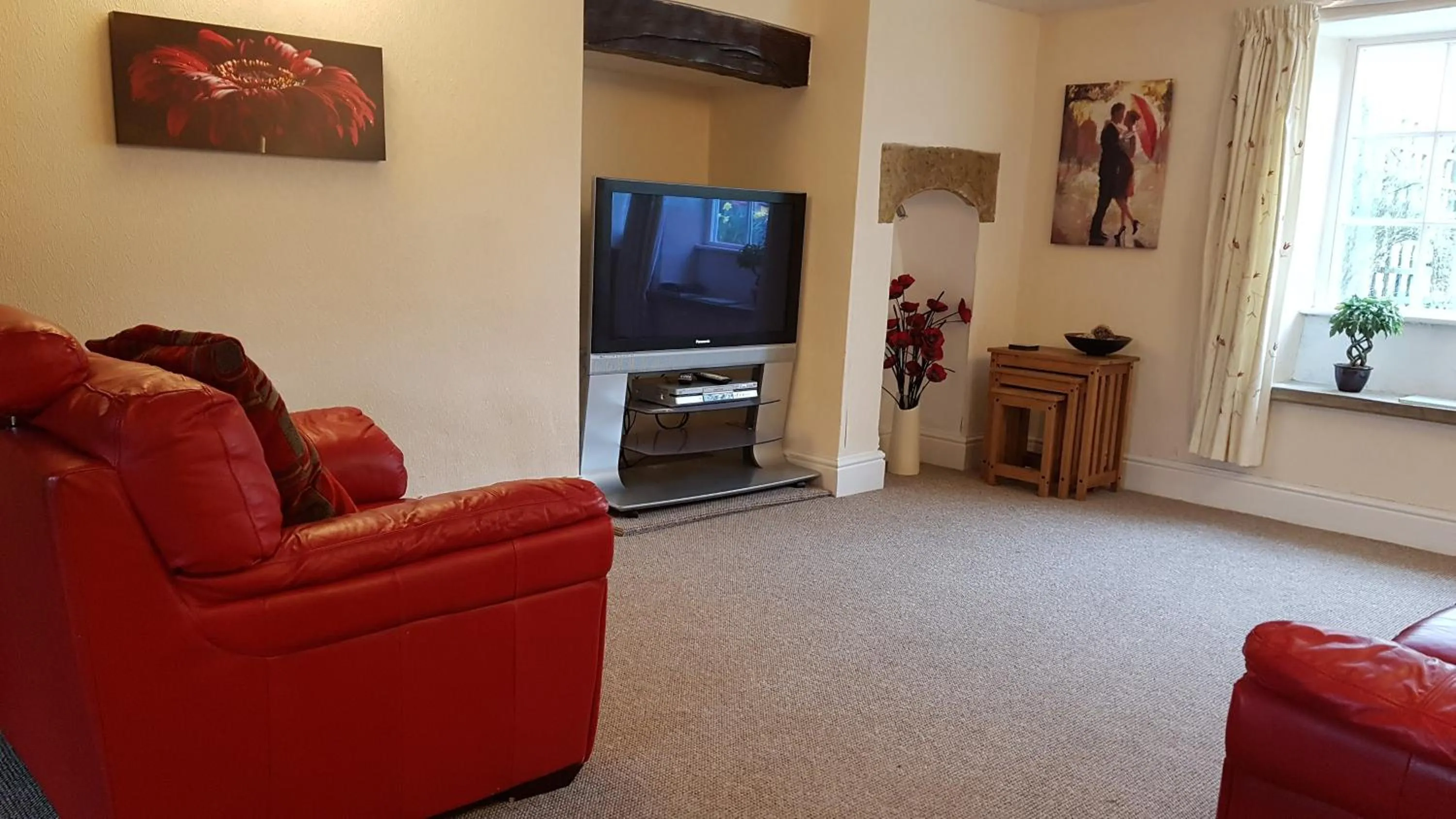 Living room in Sands Farm Cottages