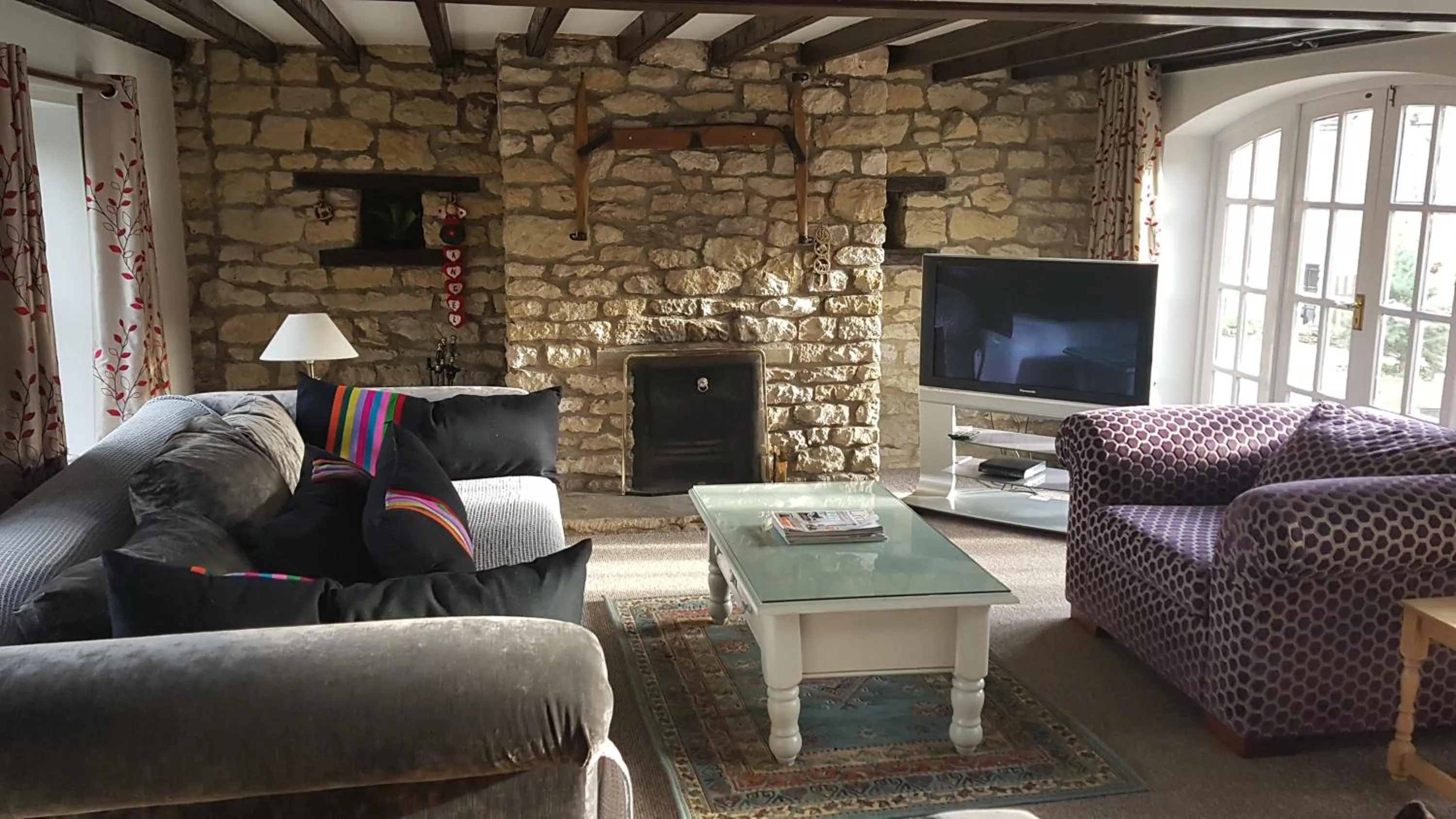 Living room in Sands Farm Cottages