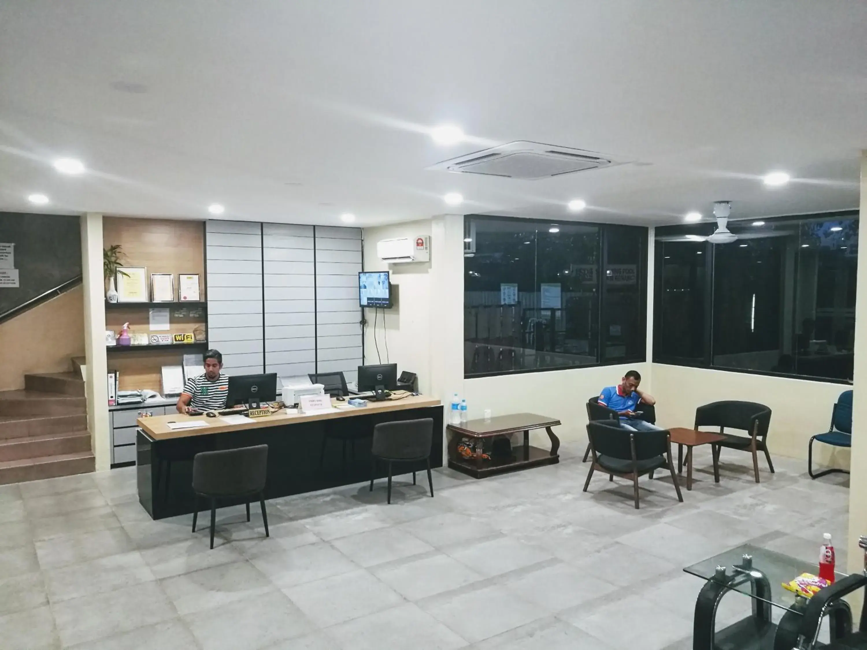 Lobby or reception in Hotel ASRC Lobby or reception in Hotel ASRC