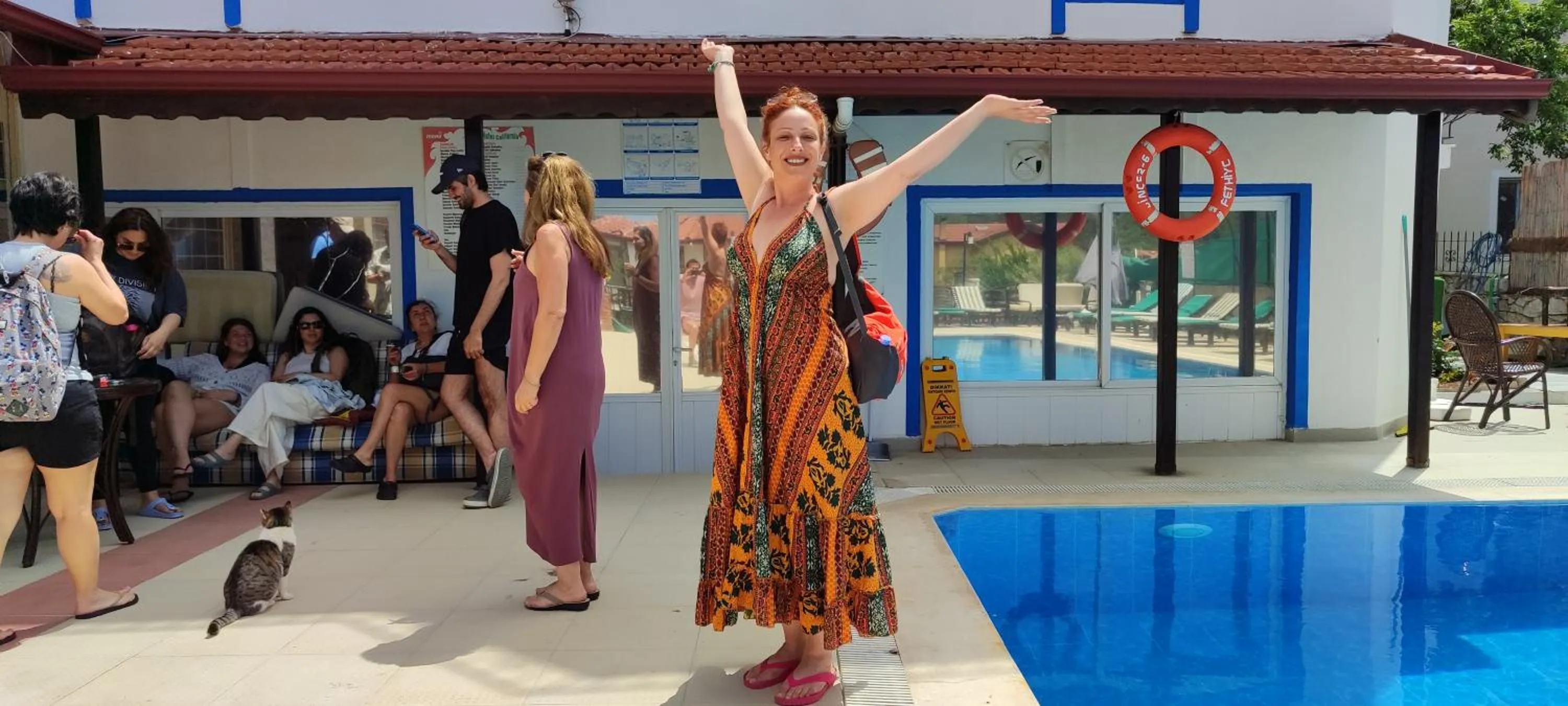 Swimming pool in California Apart Otel