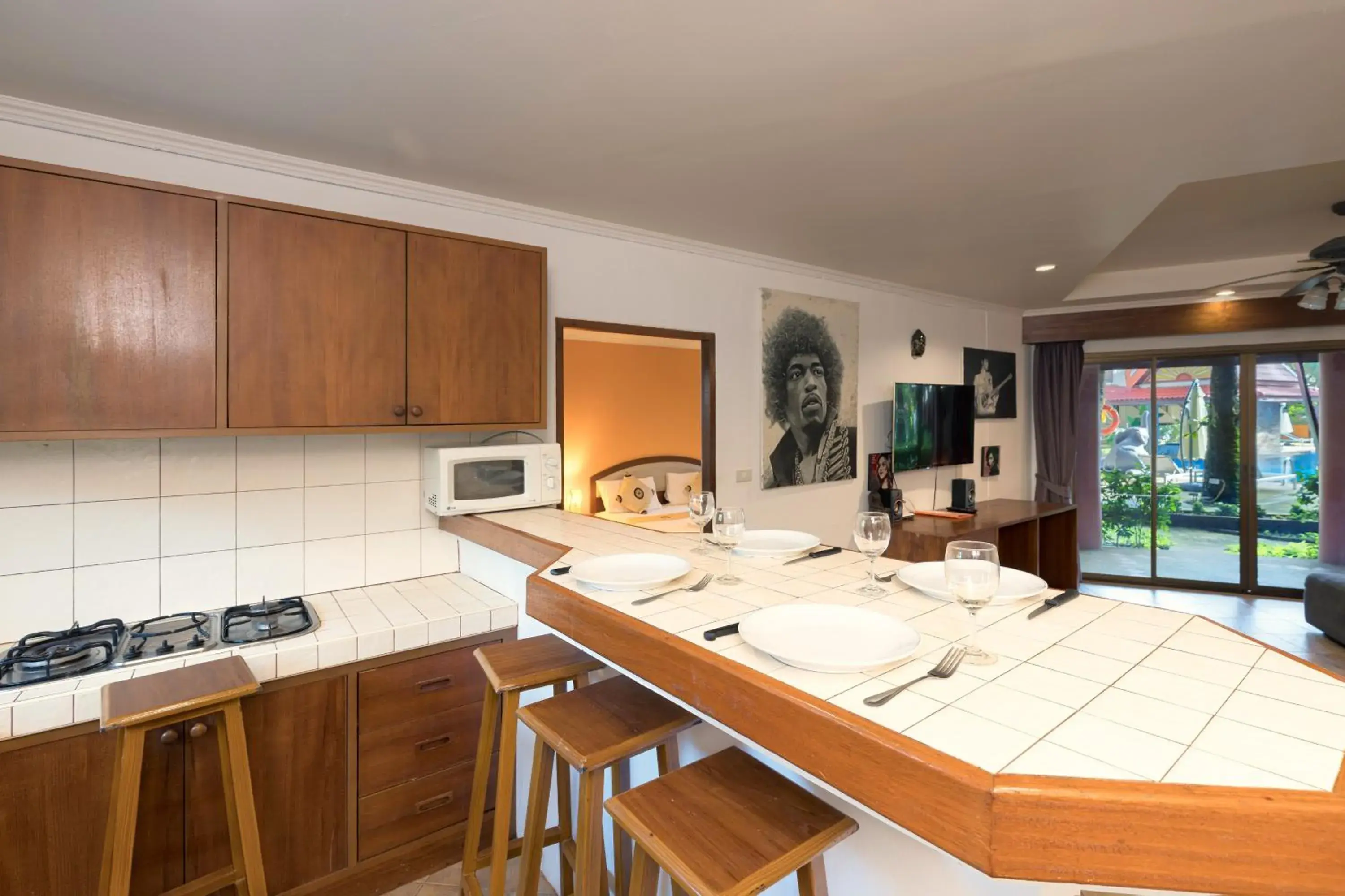 Kitchen or kitchenette in Sai Rougn Residence - SHA Extra Plus Kitchen or kitchenette in Sai Rougn Residence - SHA Extra Plus