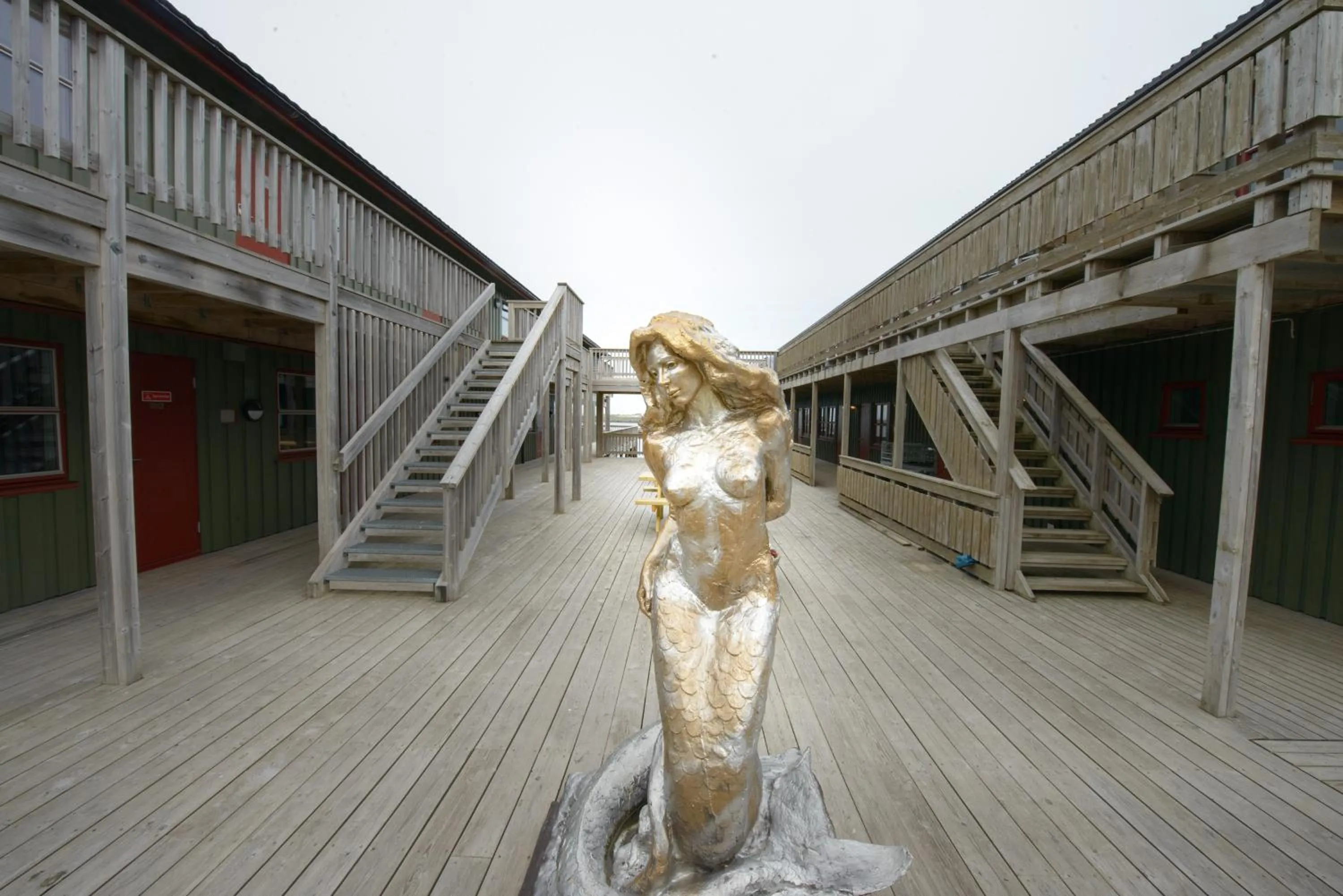 Property building in Grønnbuene Rorbu Hotel