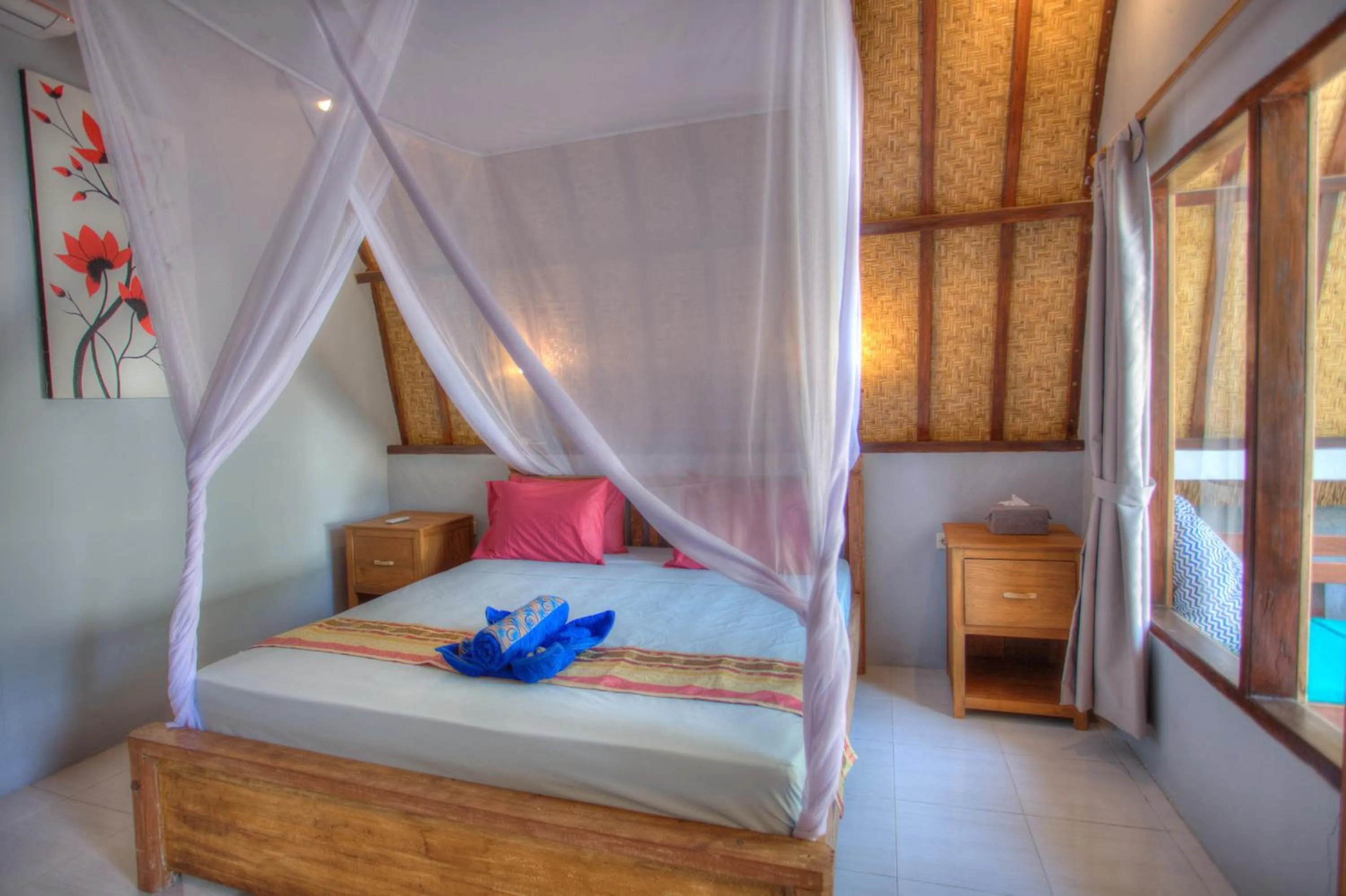 Bed in Villa Hoomea Private Pool