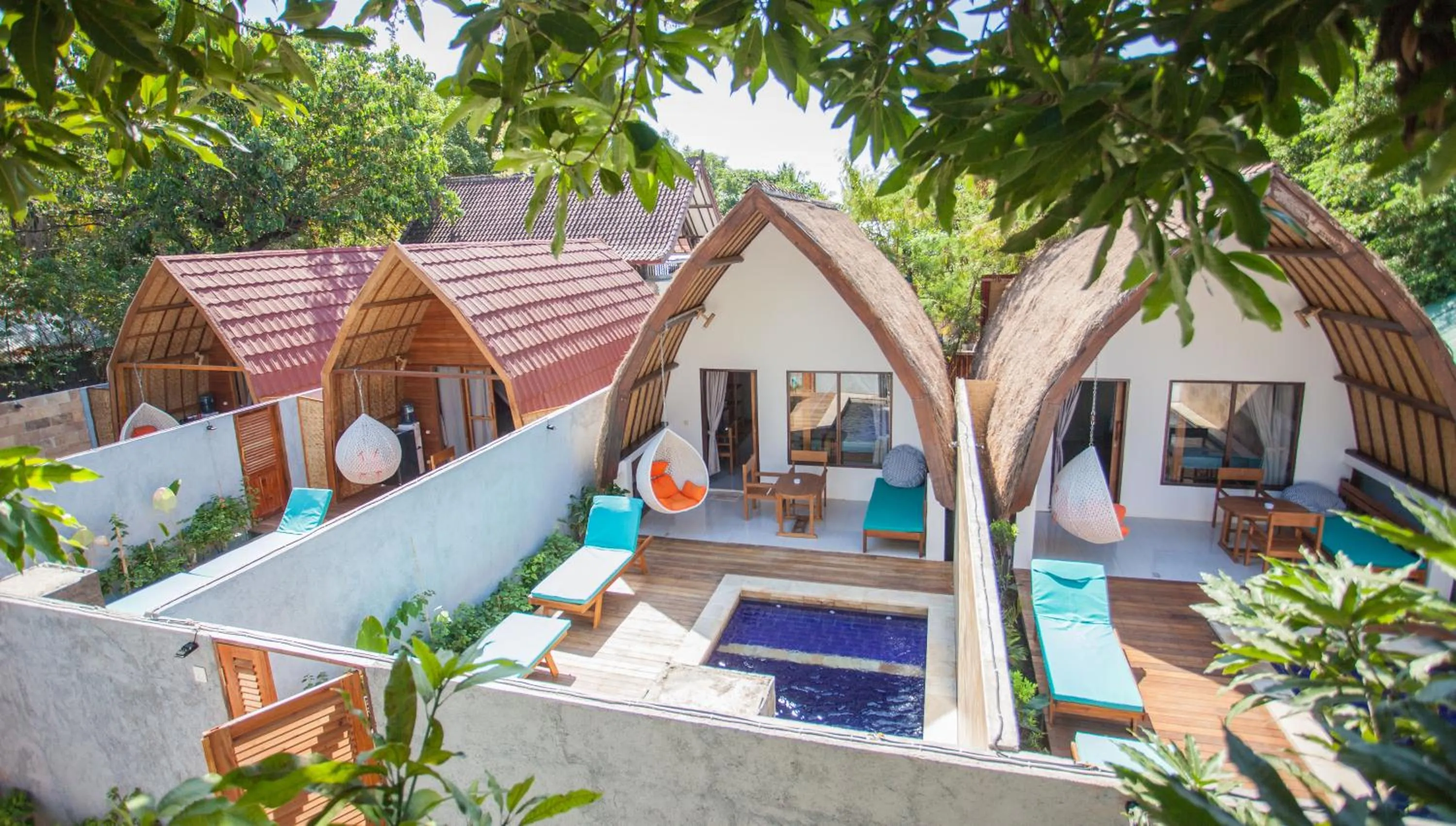 Bird's eye view in Villa Hoomea Private Pool