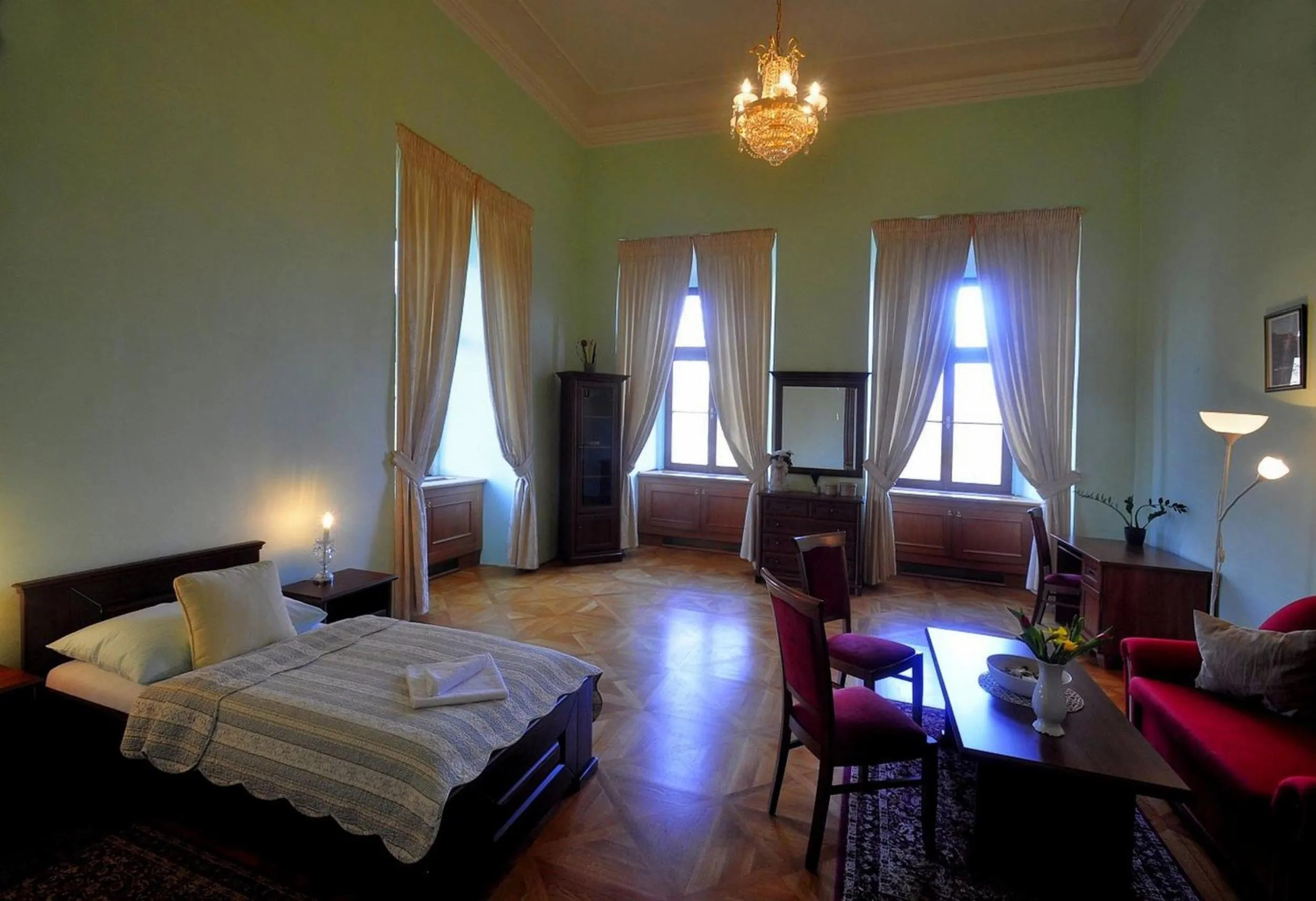 Bedroom, Bed in Zamek Cerveny Hradek