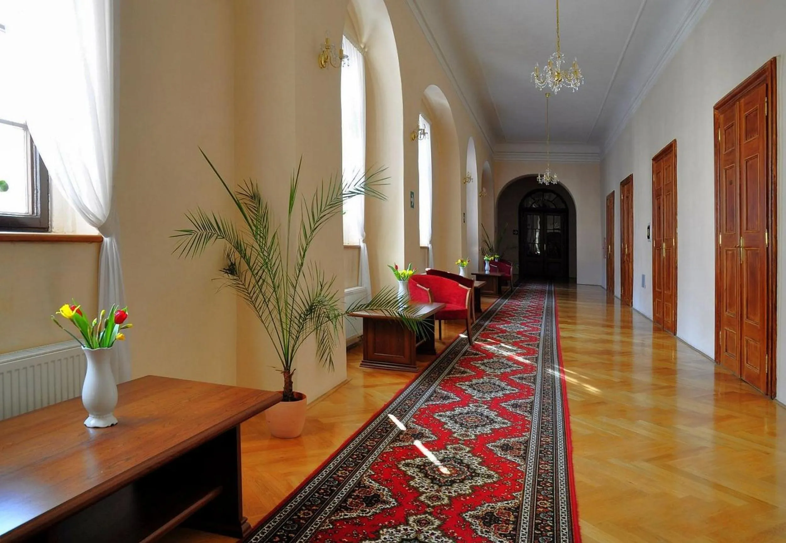 Decorative detail in Zamek Cerveny Hradek